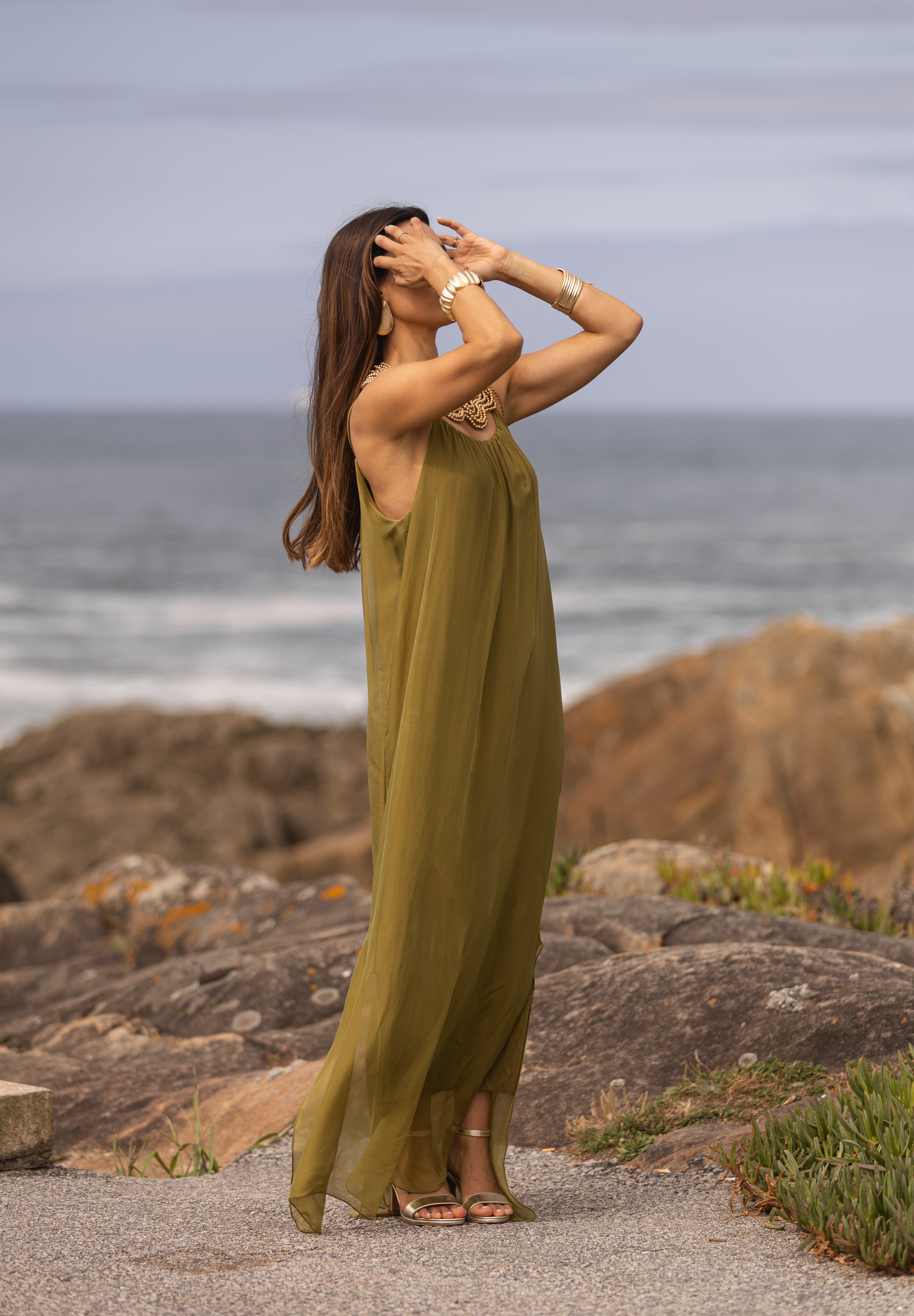 VESTIDO MAÓ VERDE LIMA