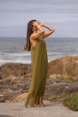 VESTIDO MAÓ VERDE LIMA