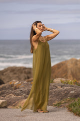 VESTIDO MAÓ VERDE LIMA