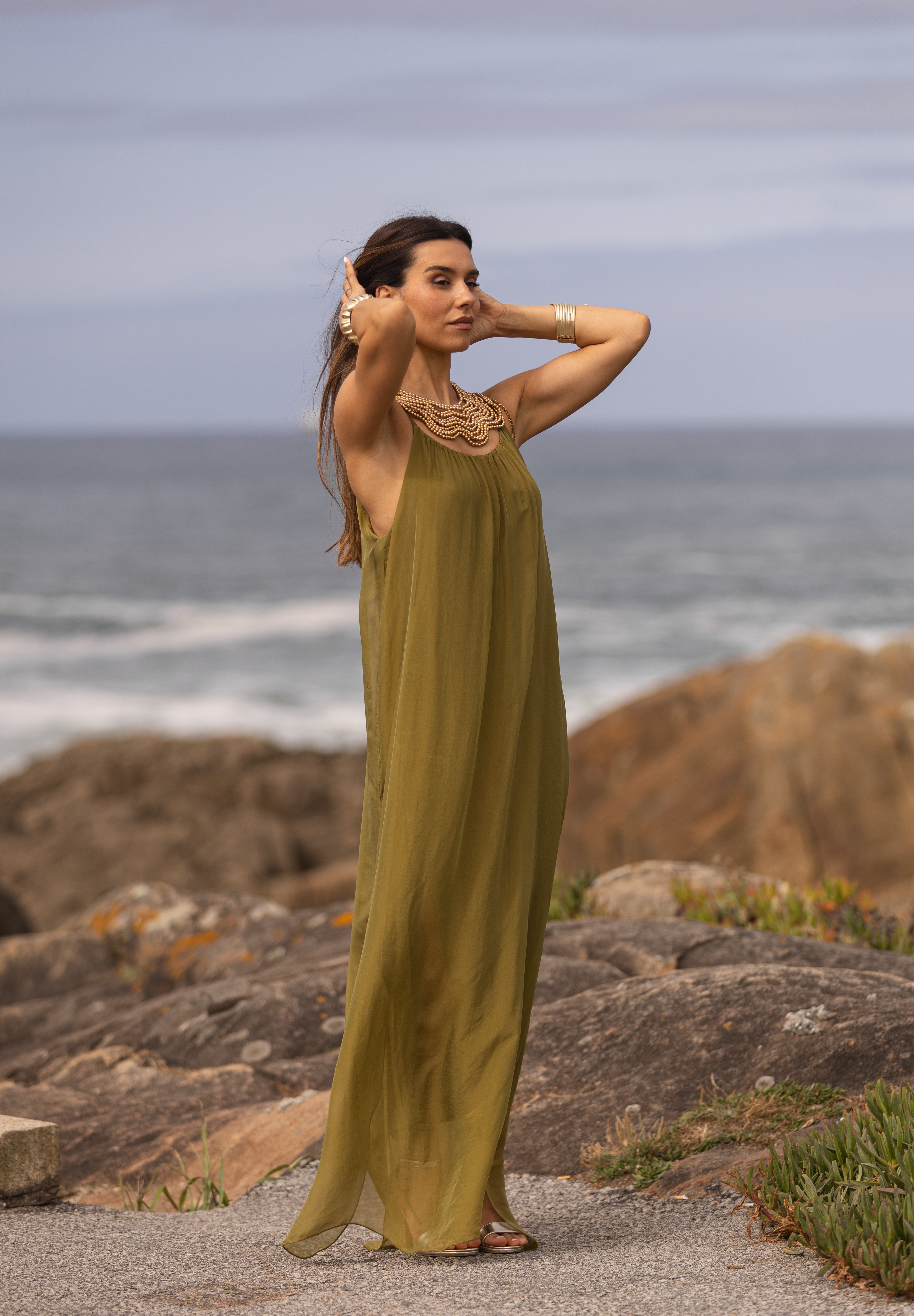 VESTIDO MAÓ VERDE LIMA