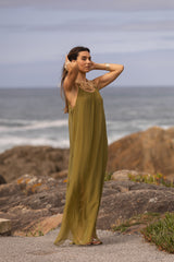 VESTIDO MAÓ VERDE LIMA