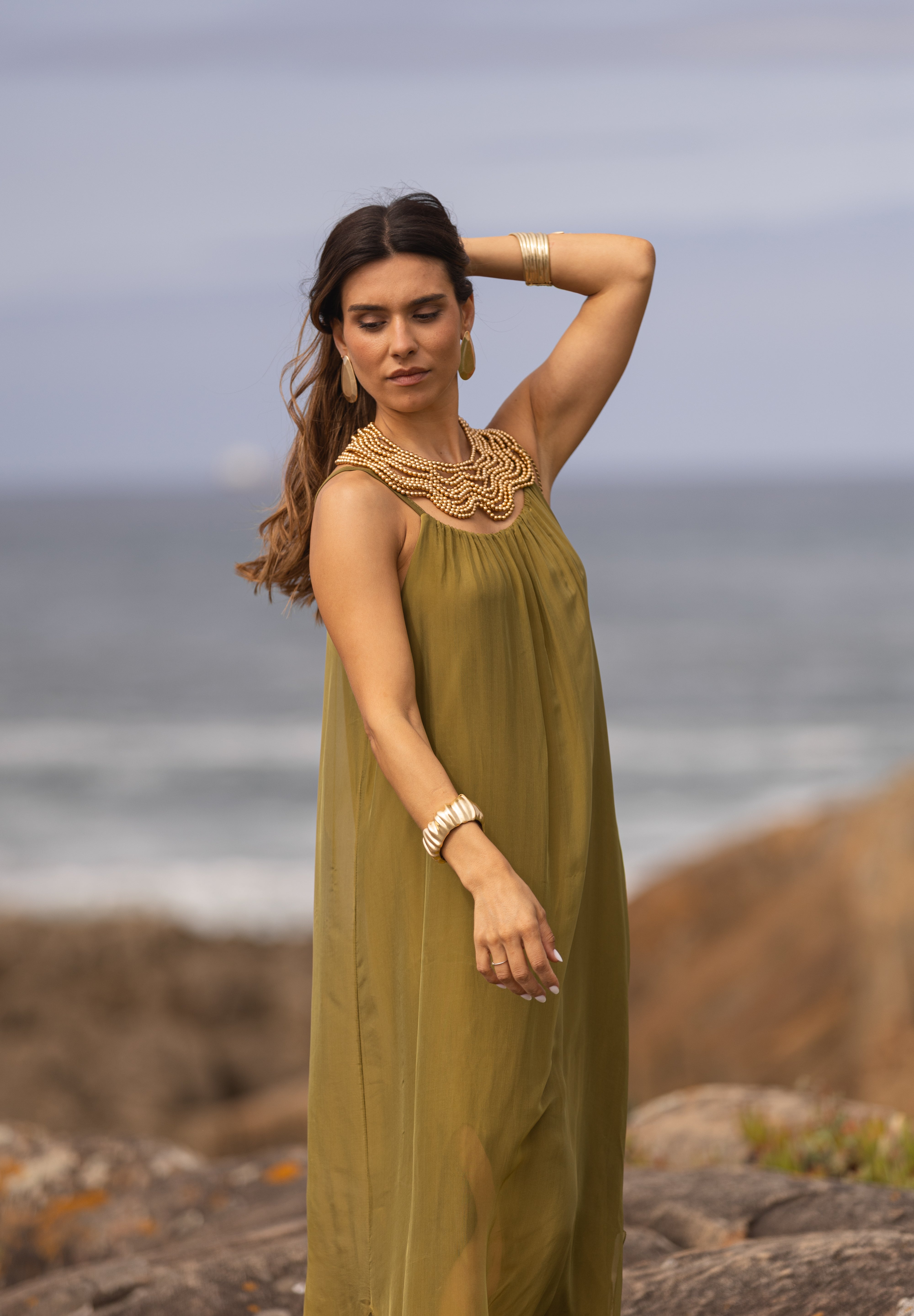 VESTIDO MAÓ VERDE LIMA