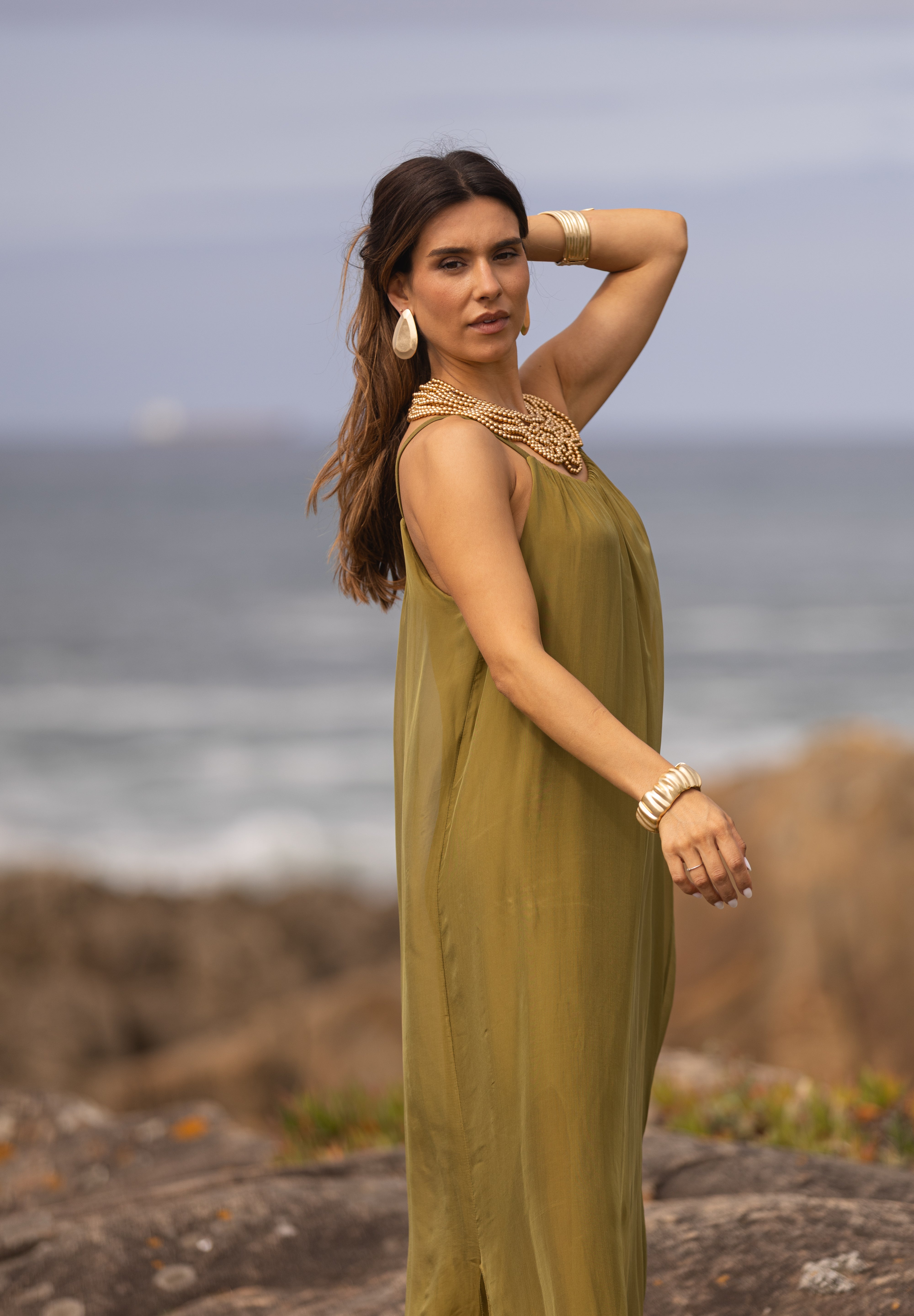 VESTIDO MAÓ VERDE LIMA