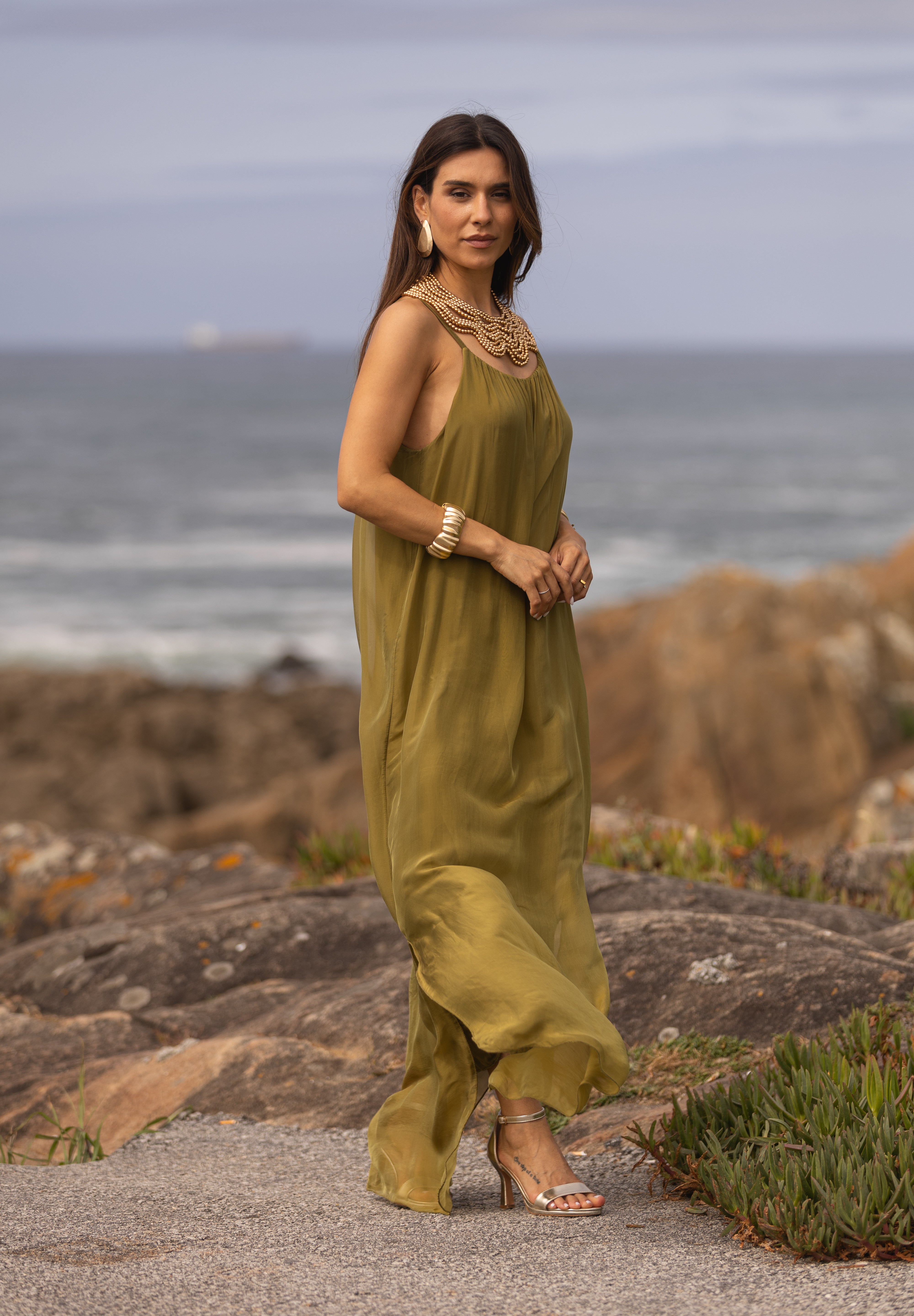 VESTIDO MAÓ VERDE LIMA