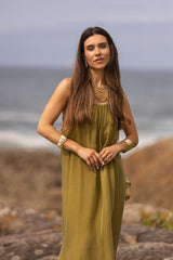 VESTIDO MAÓ VERDE LIMA
