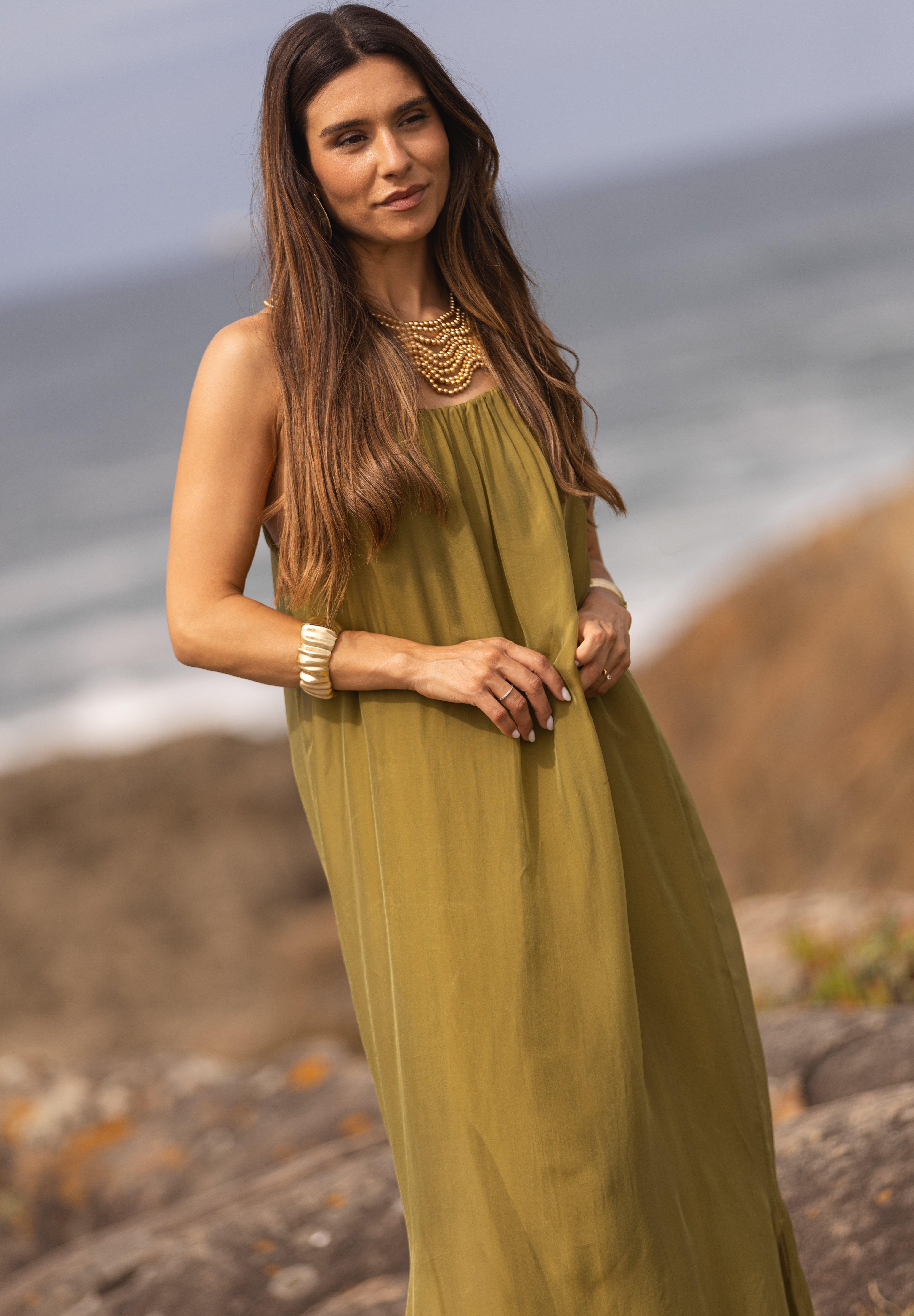 VESTIDO MAÓ VERDE LIMA