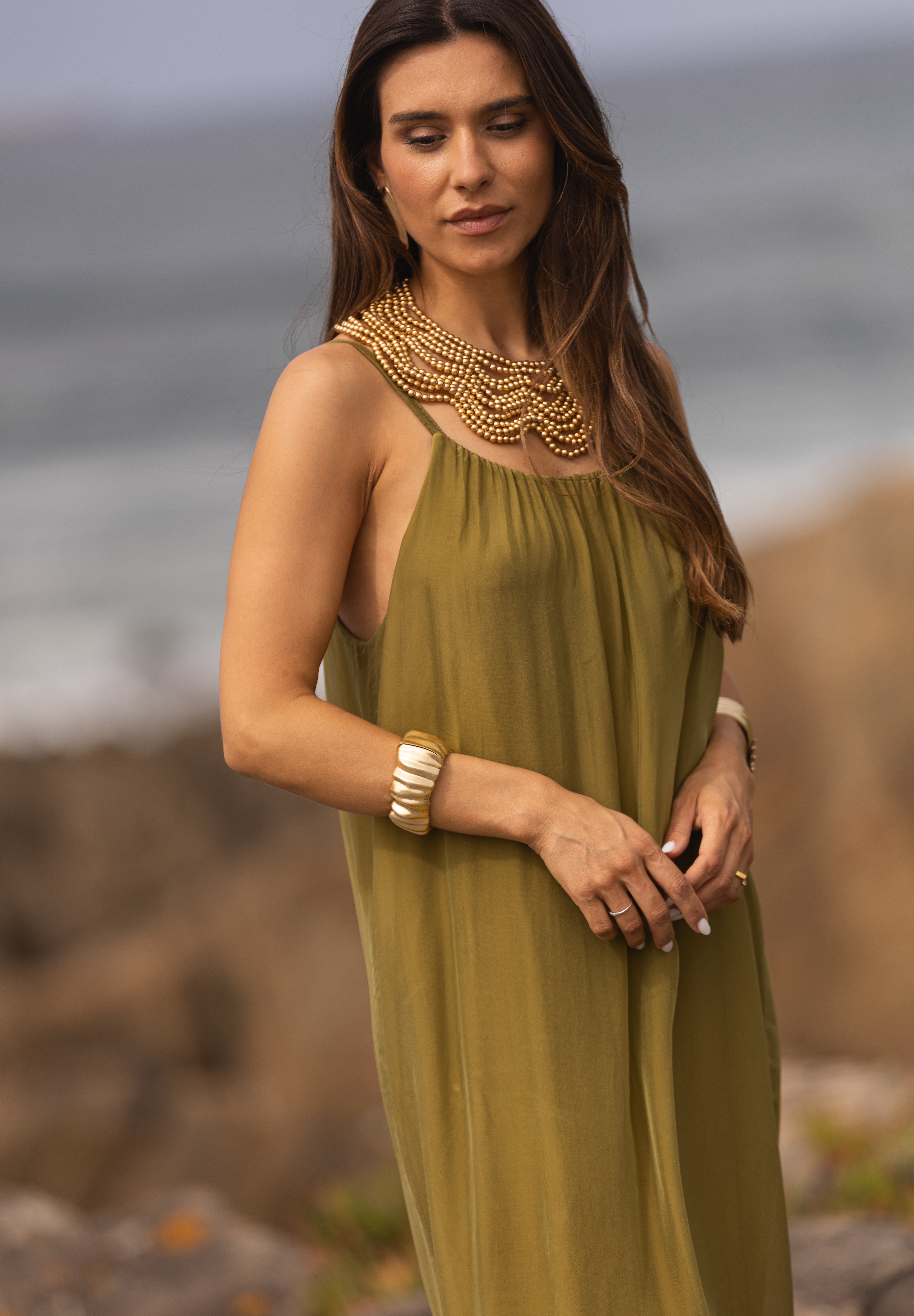 VESTIDO MAÓ VERDE LIMA