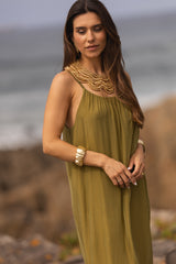 VESTIDO MAÓ VERDE LIMA