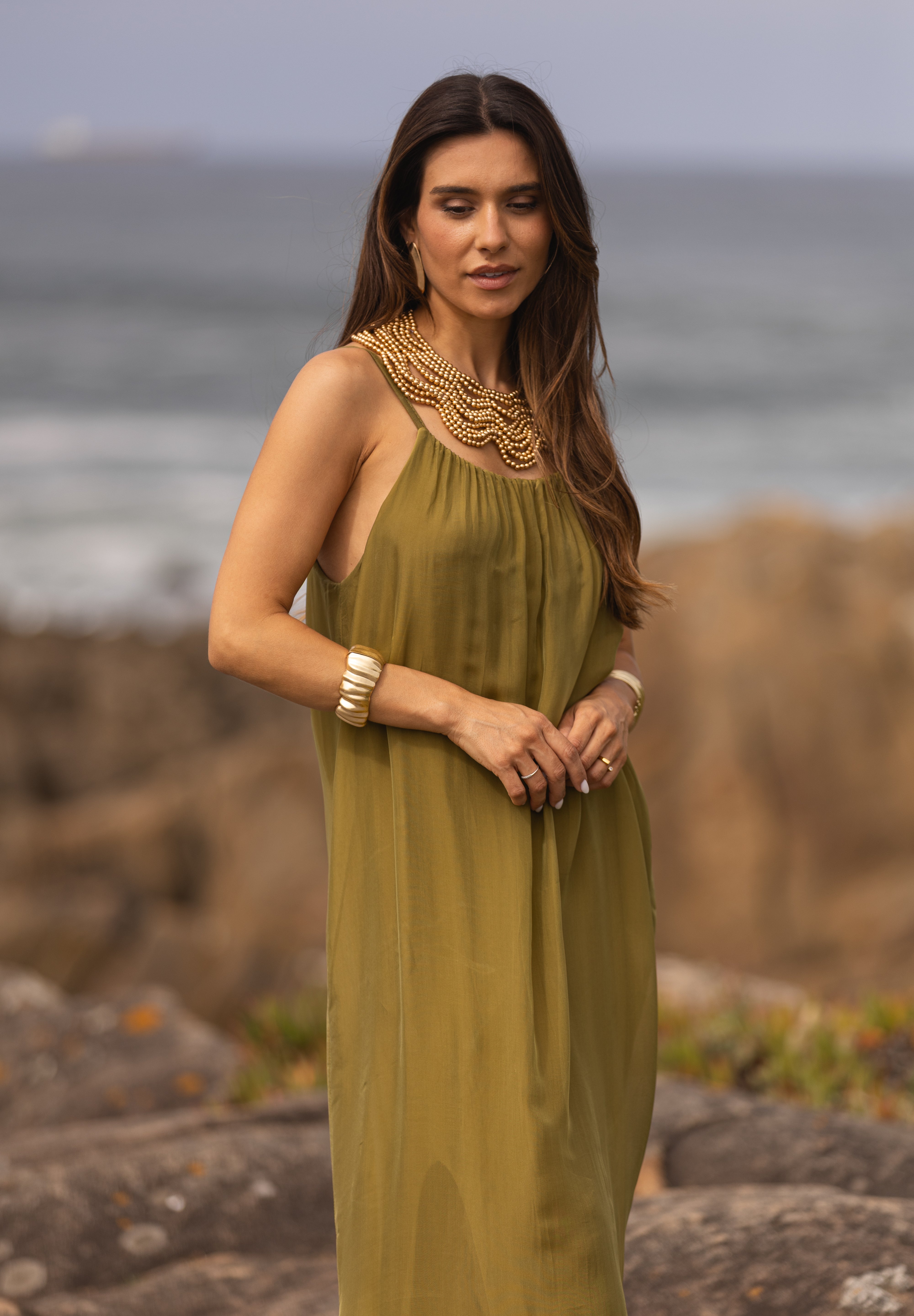 VESTIDO MAÓ VERDE LIMA
