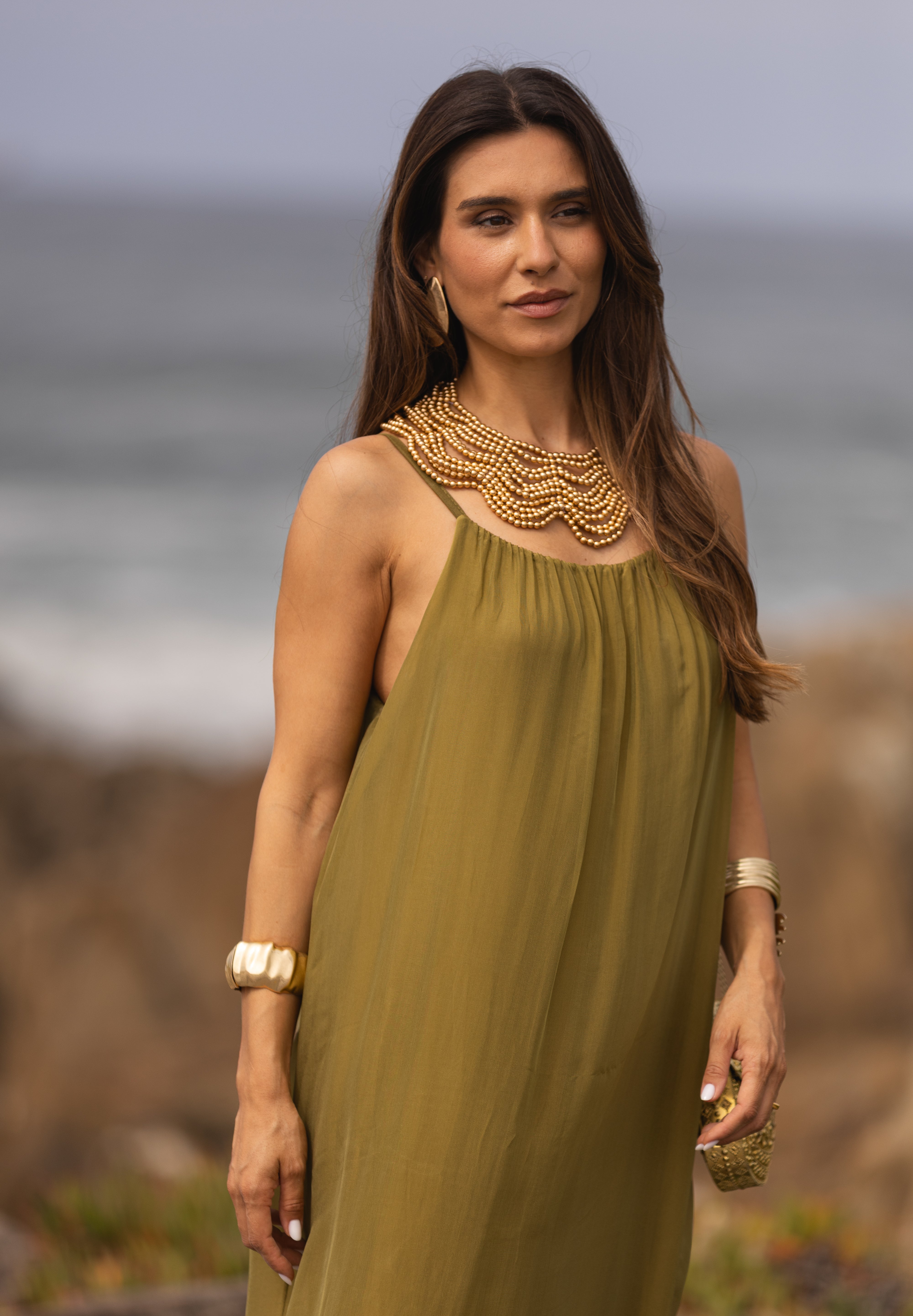 VESTIDO MAÓ VERDE LIMA