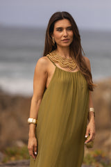 VESTIDO MAÓ VERDE LIMA