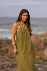 VESTIDO MAÓ VERDE LIMA