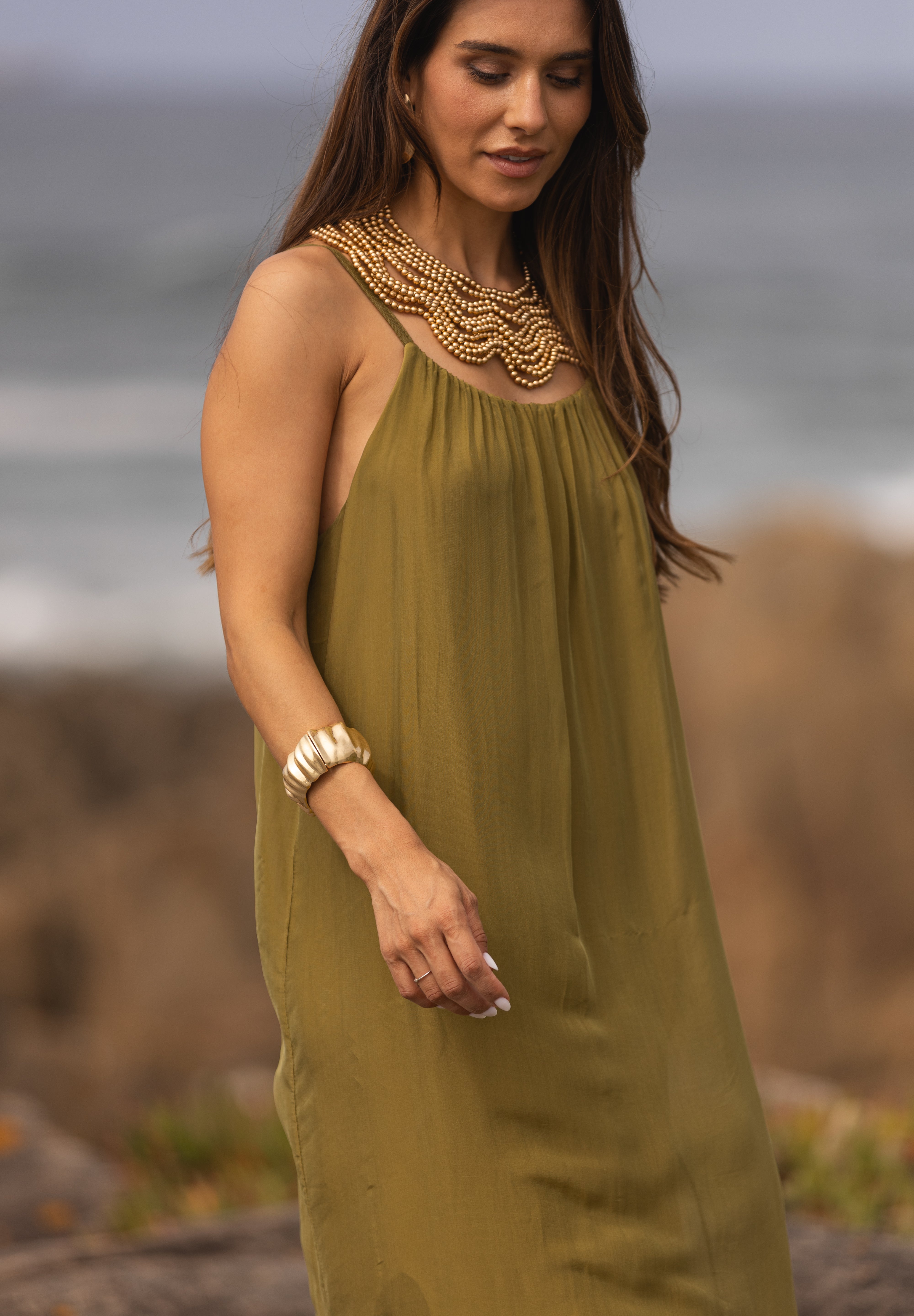 VESTIDO MAÓ VERDE LIMA