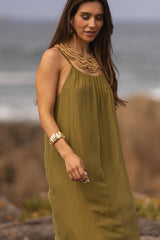 VESTIDO MAÓ VERDE LIMA