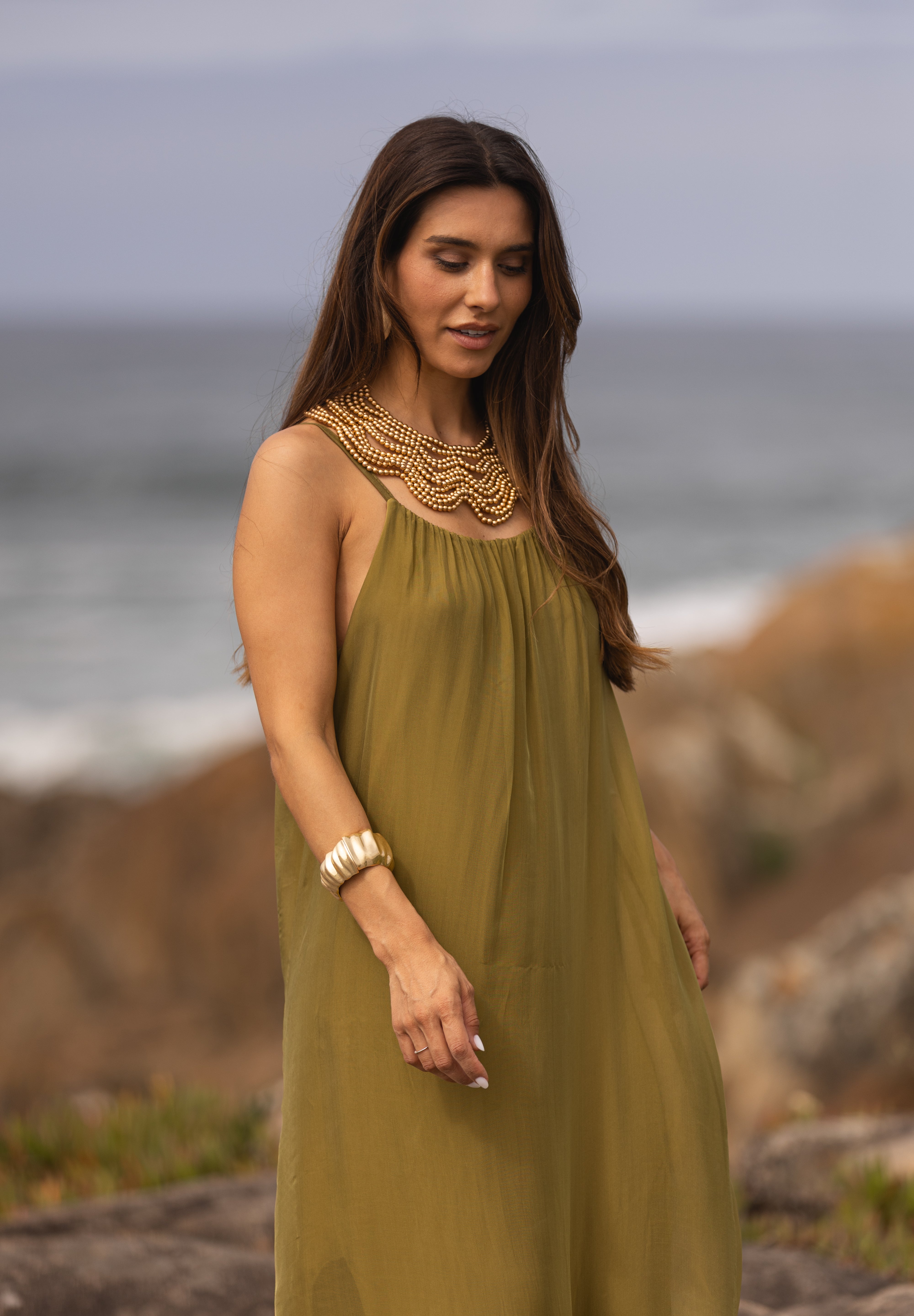 VESTIDO MAÓ VERDE LIMA