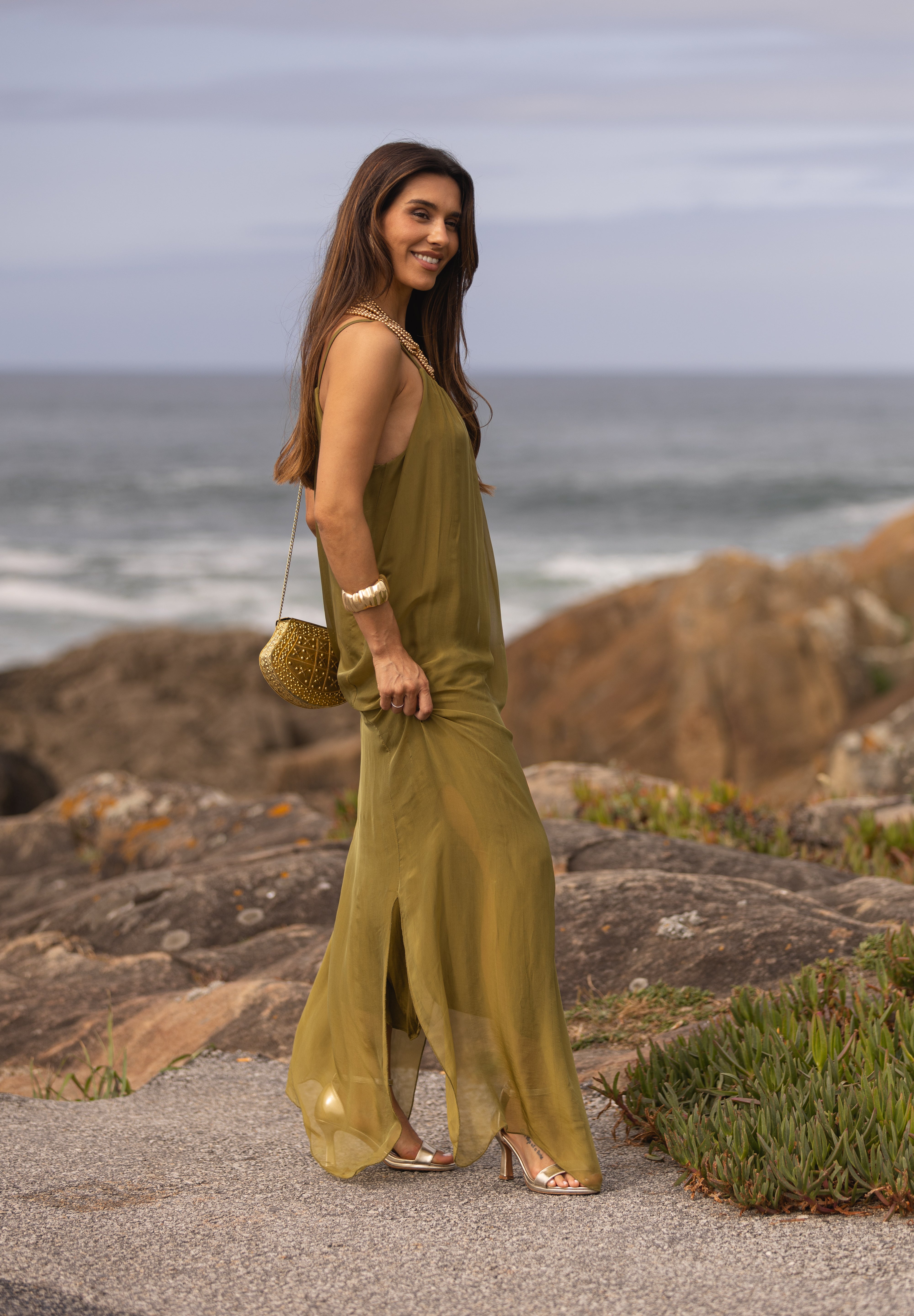 VESTIDO MAÓ VERDE LIMA