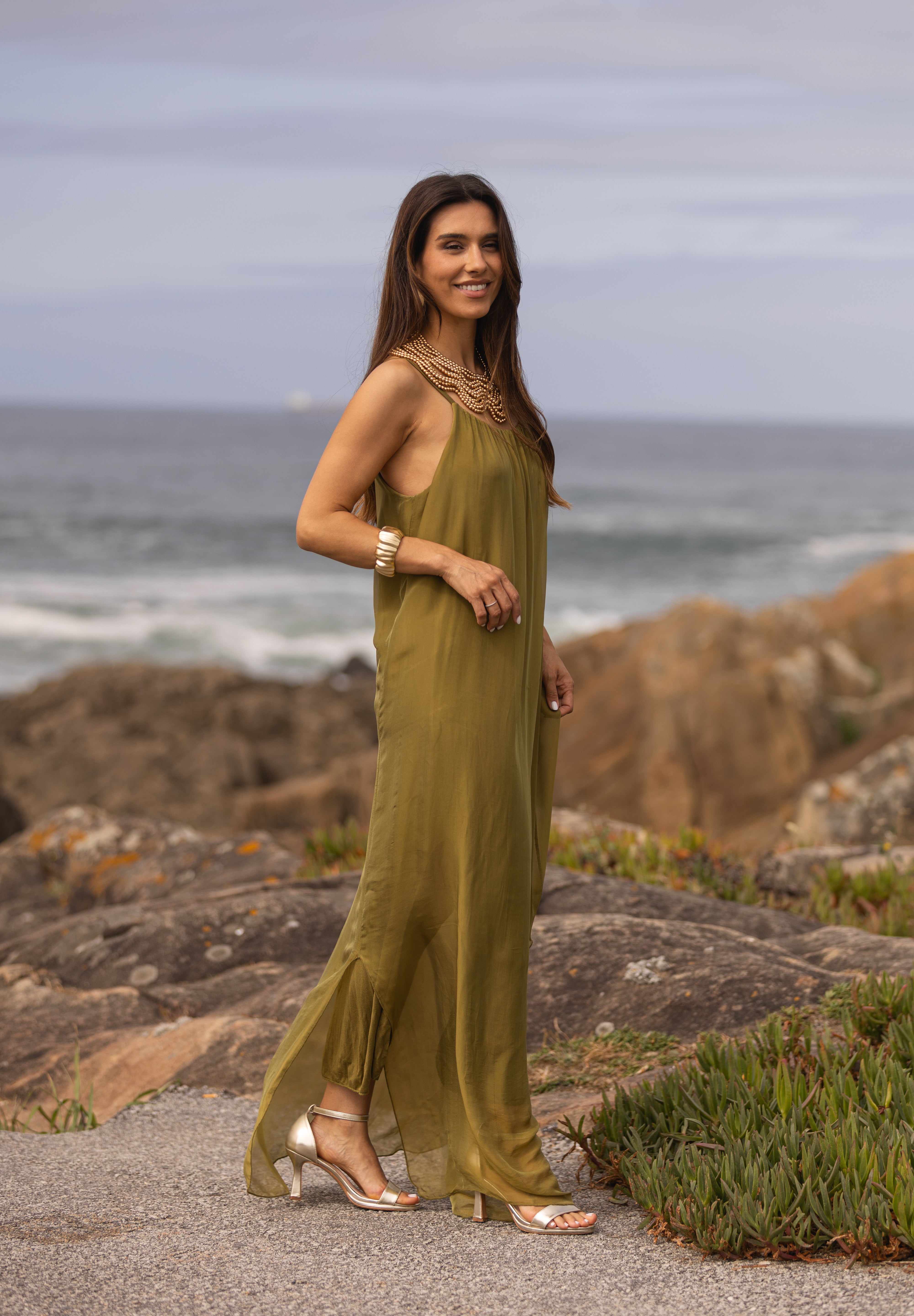 VESTIDO MAÓ VERDE LIMA