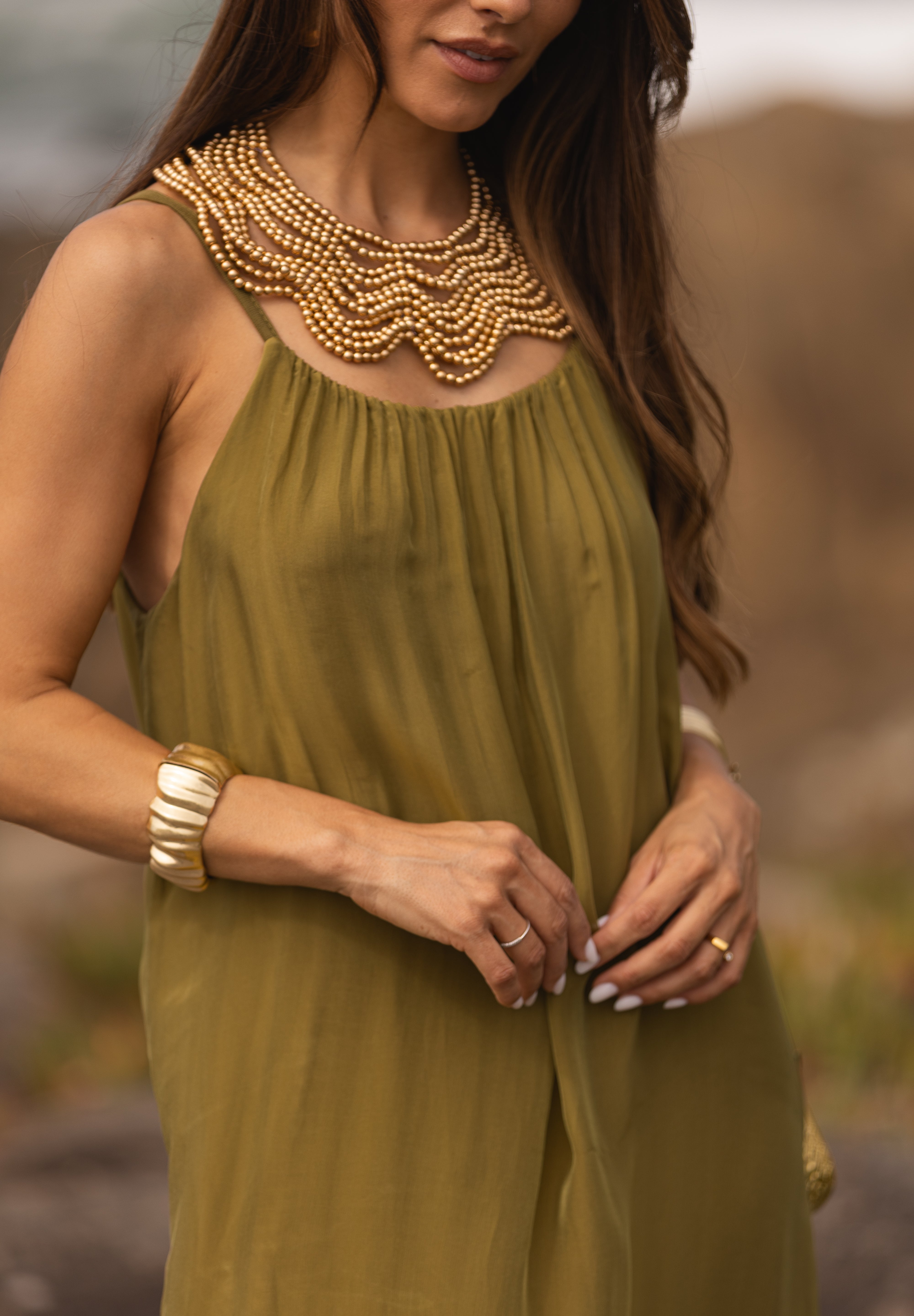 VESTIDO MAÓ VERDE LIMA