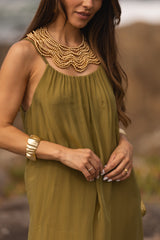 VESTIDO MAÓ VERDE LIMA