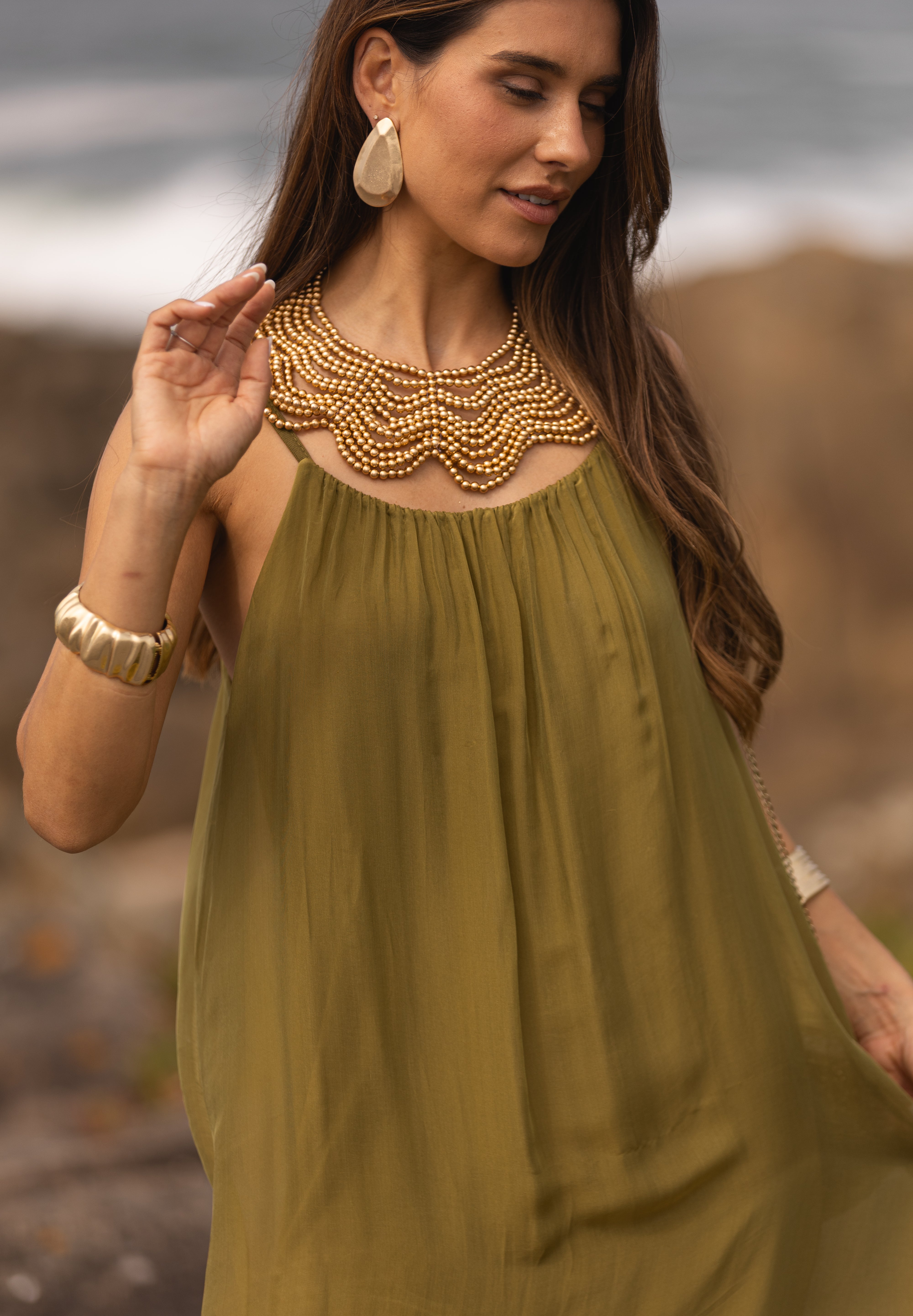 VESTIDO MAÓ VERDE LIMA