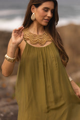 VESTIDO MAÓ VERDE LIMA