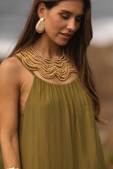 VESTIDO MAÓ VERDE LIMA