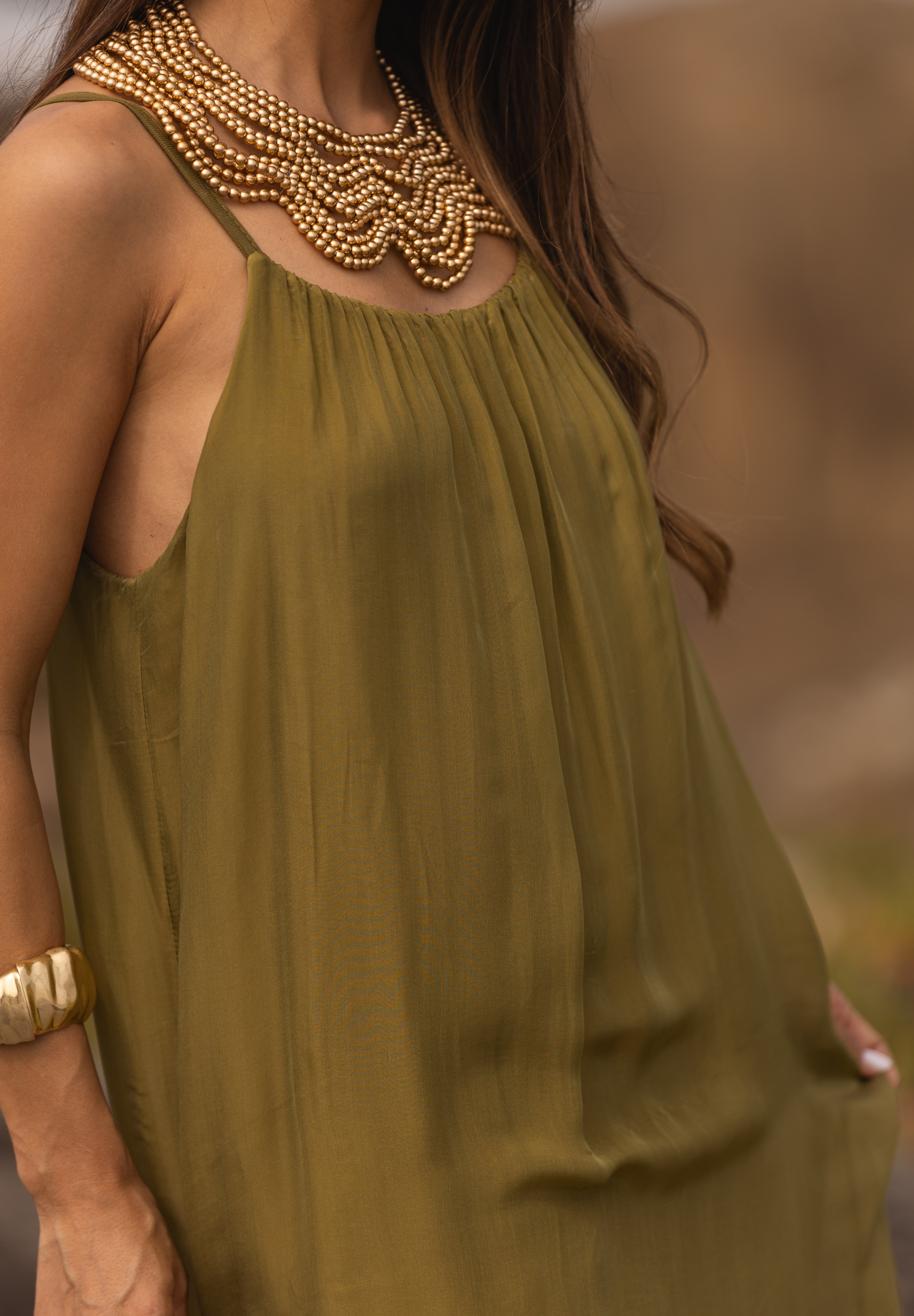 VESTIDO MAÓ VERDE LIMA