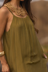 VESTIDO MAÓ VERDE LIMA