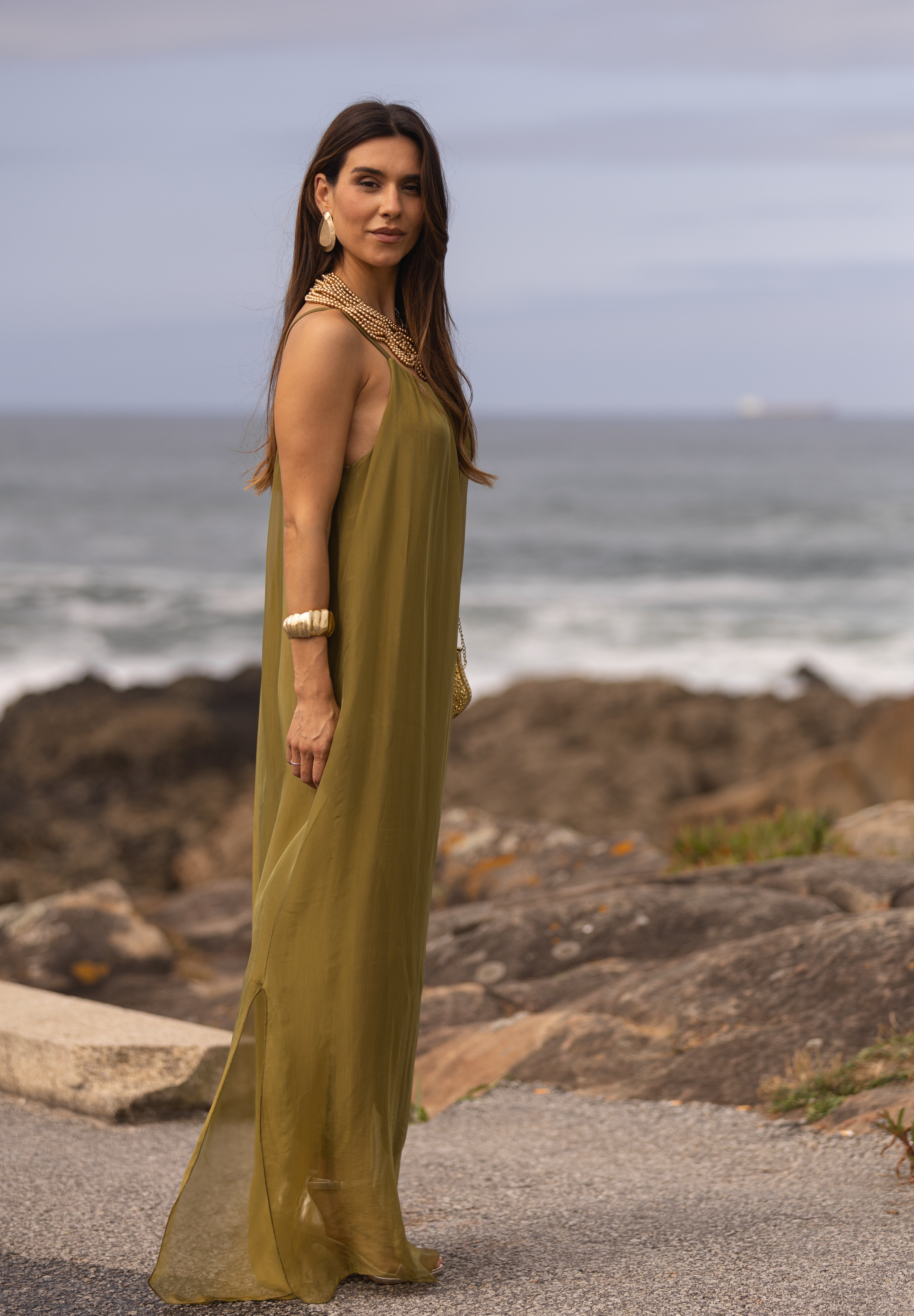 VESTIDO MAÓ VERDE LIMA