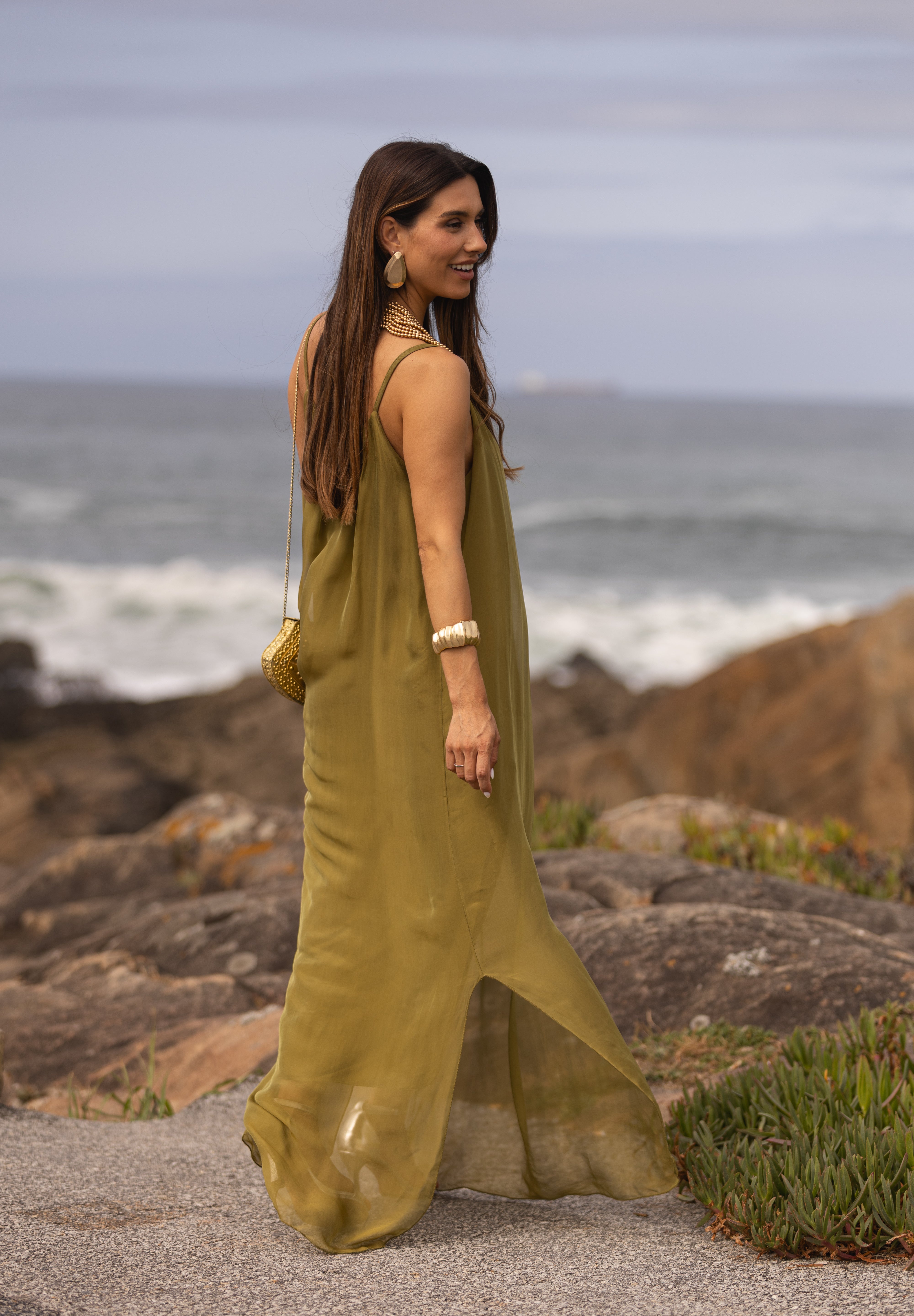 VESTIDO MAÓ VERDE LIMA