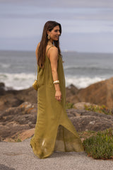 VESTIDO MAÓ VERDE LIMA