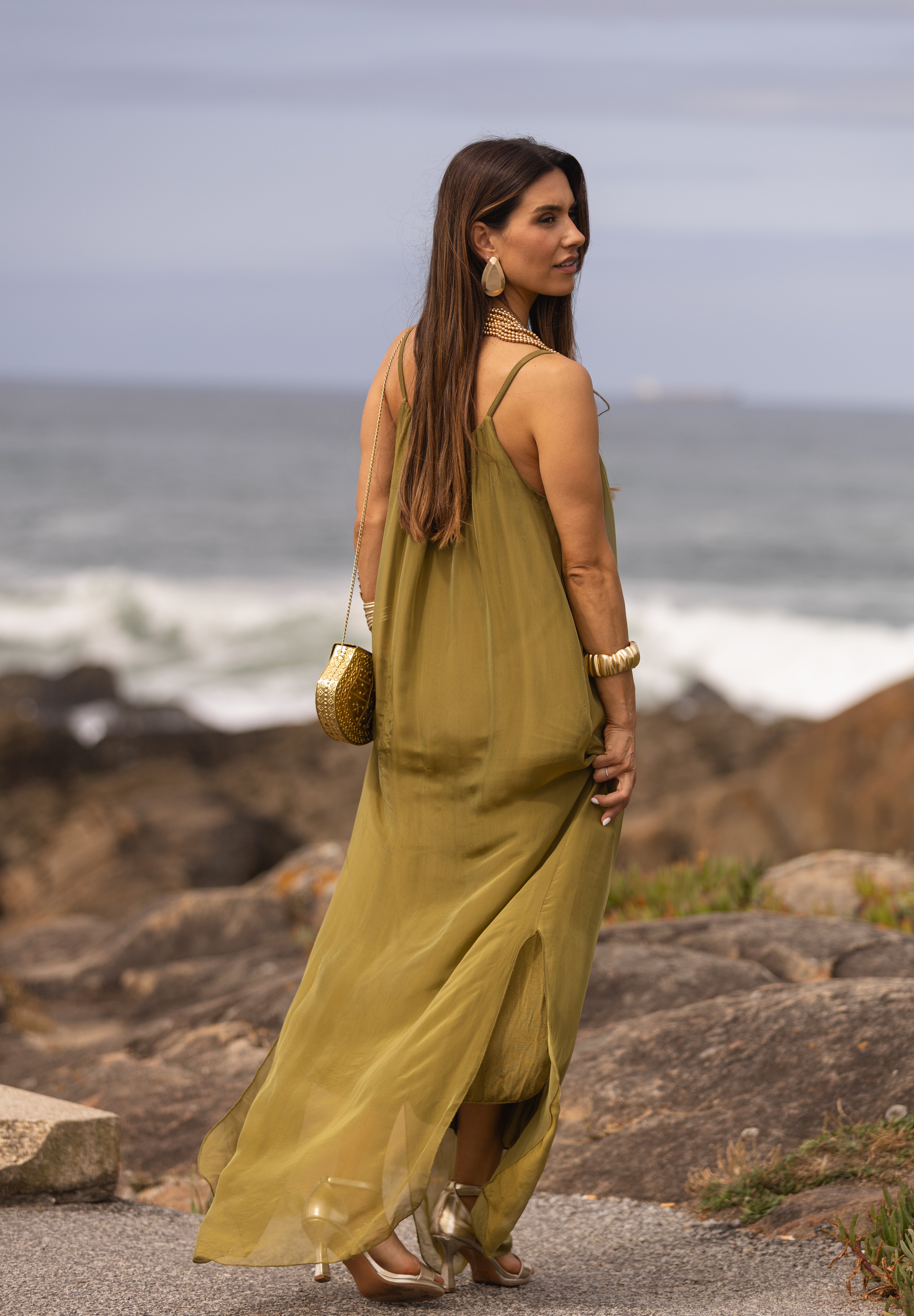 VESTIDO MAÓ VERDE LIMA