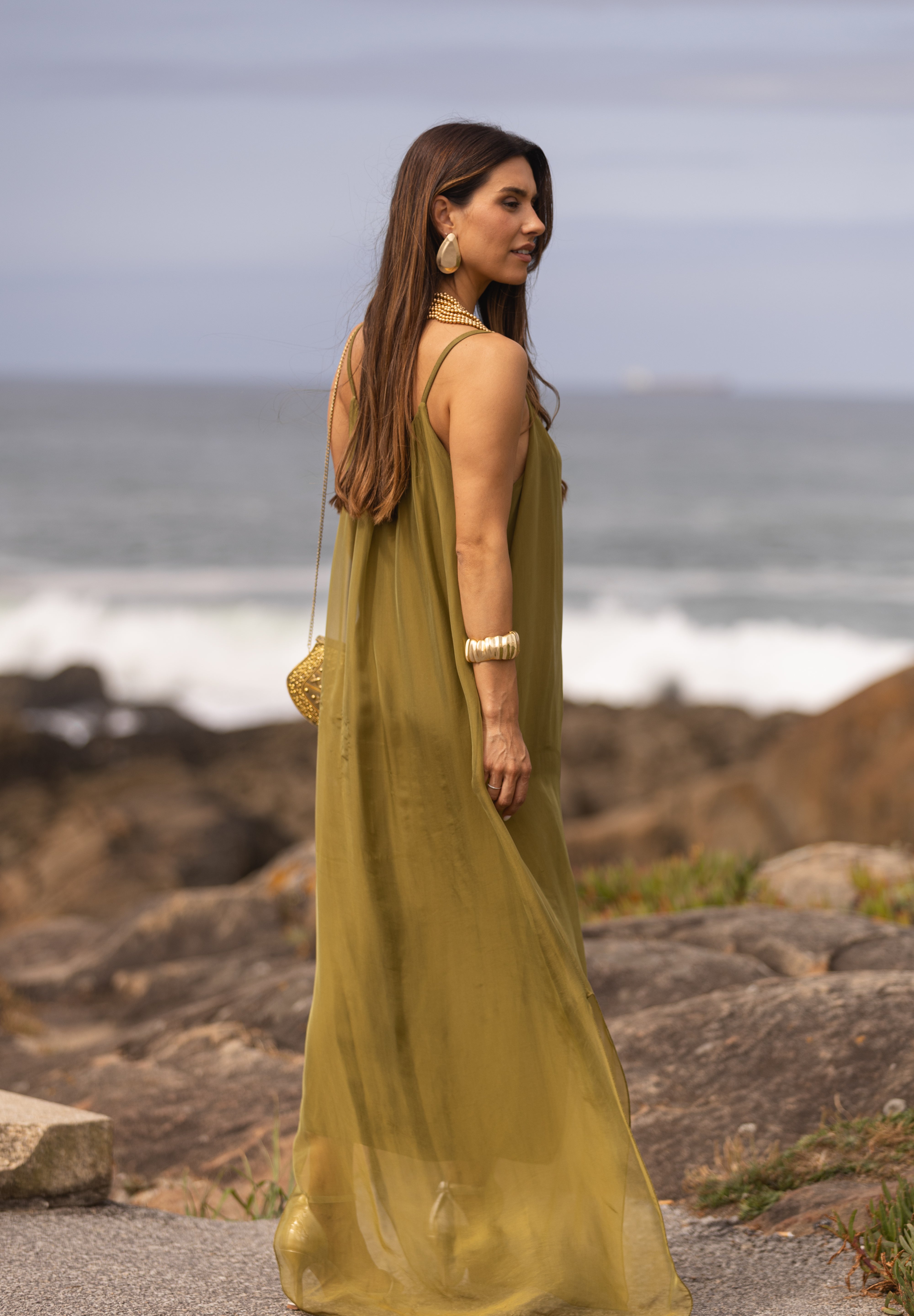 VESTIDO MAÓ VERDE LIMA