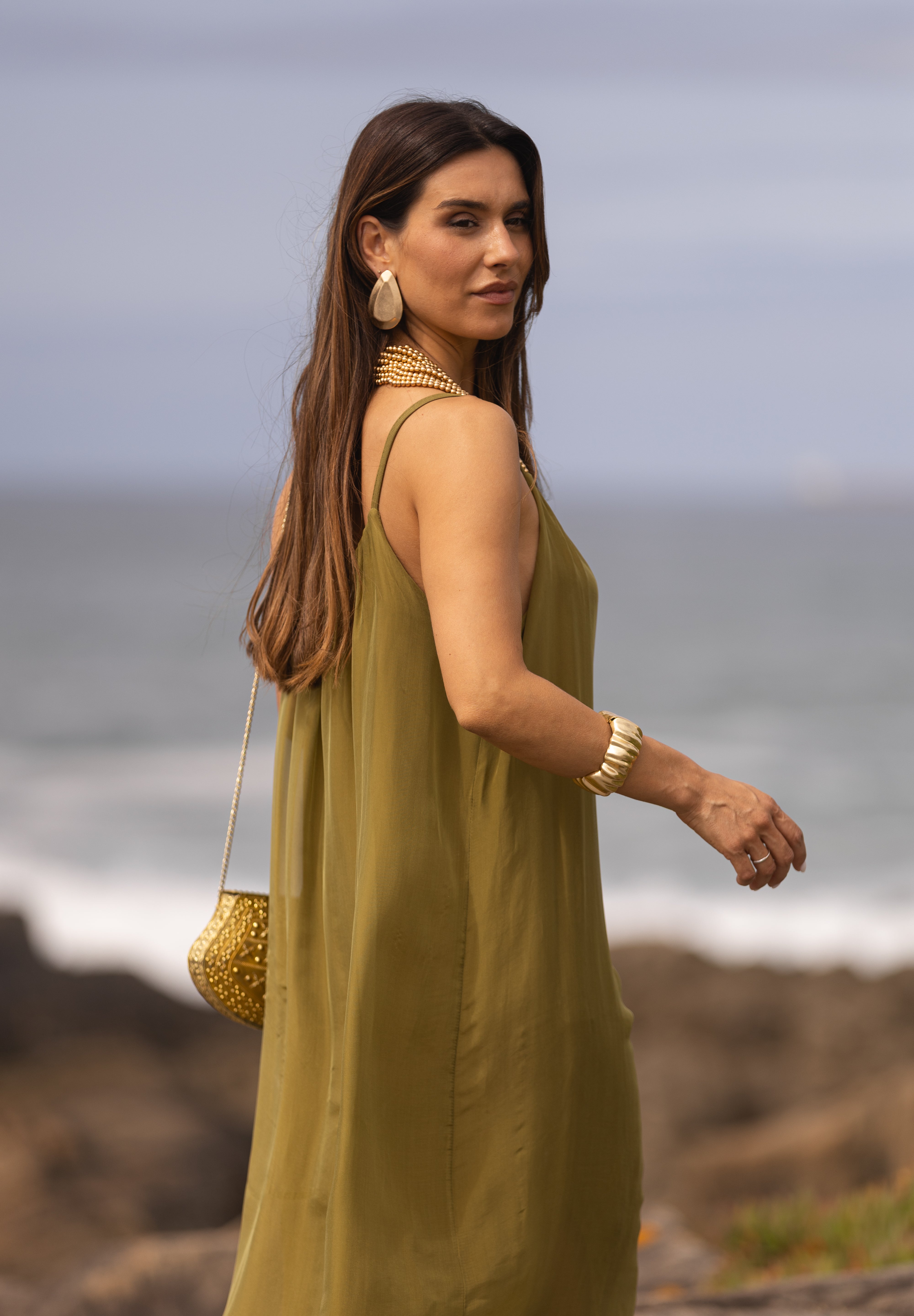 VESTIDO MAÓ VERDE LIMA