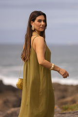 VESTIDO MAÓ VERDE LIMA
