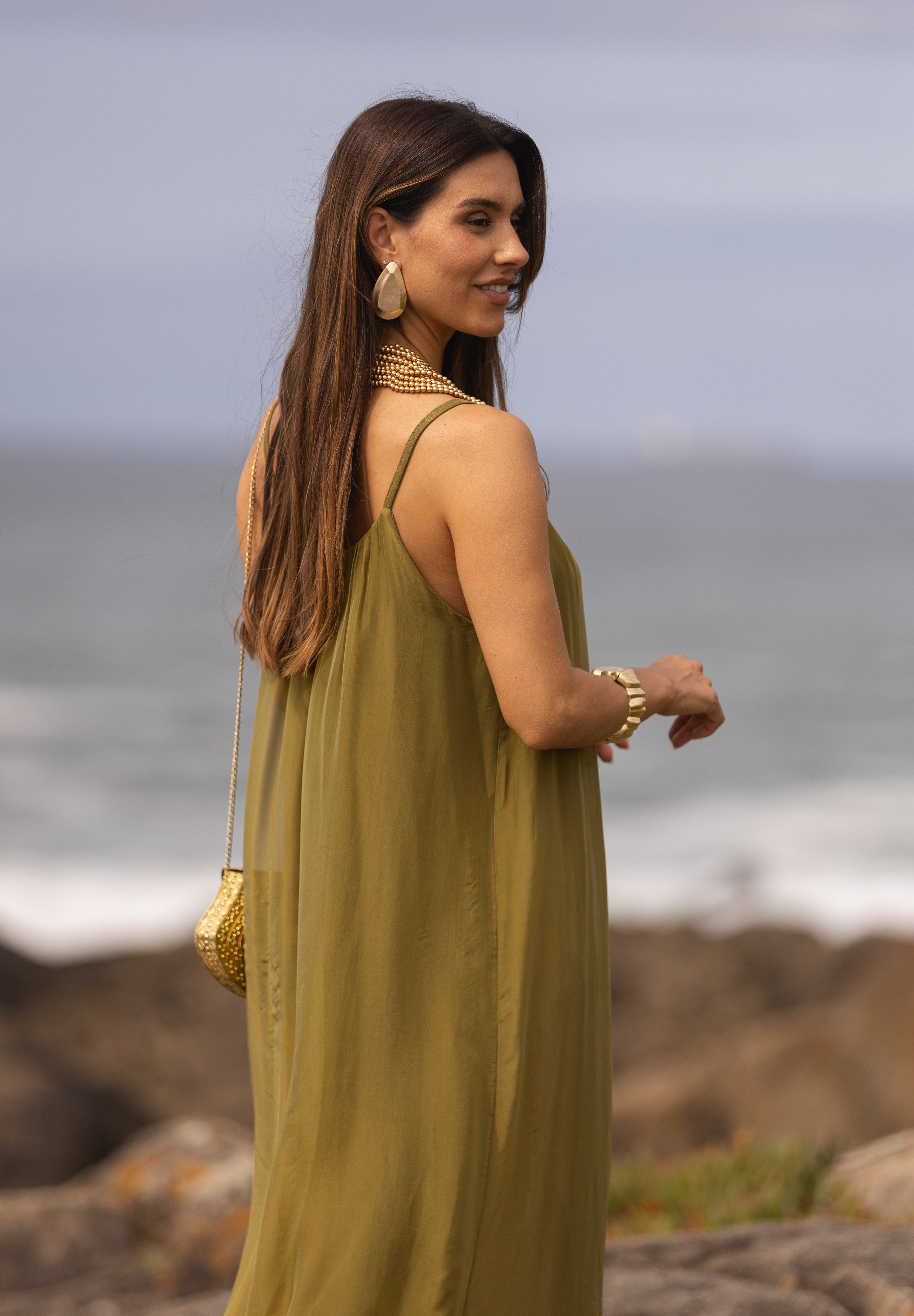 VESTIDO MAÓ VERDE LIMA