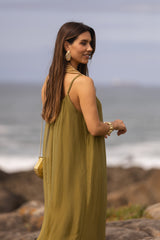 VESTIDO MAÓ VERDE LIMA