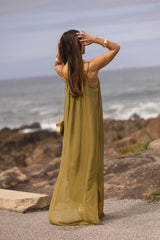VESTIDO MAÓ VERDE LIMA