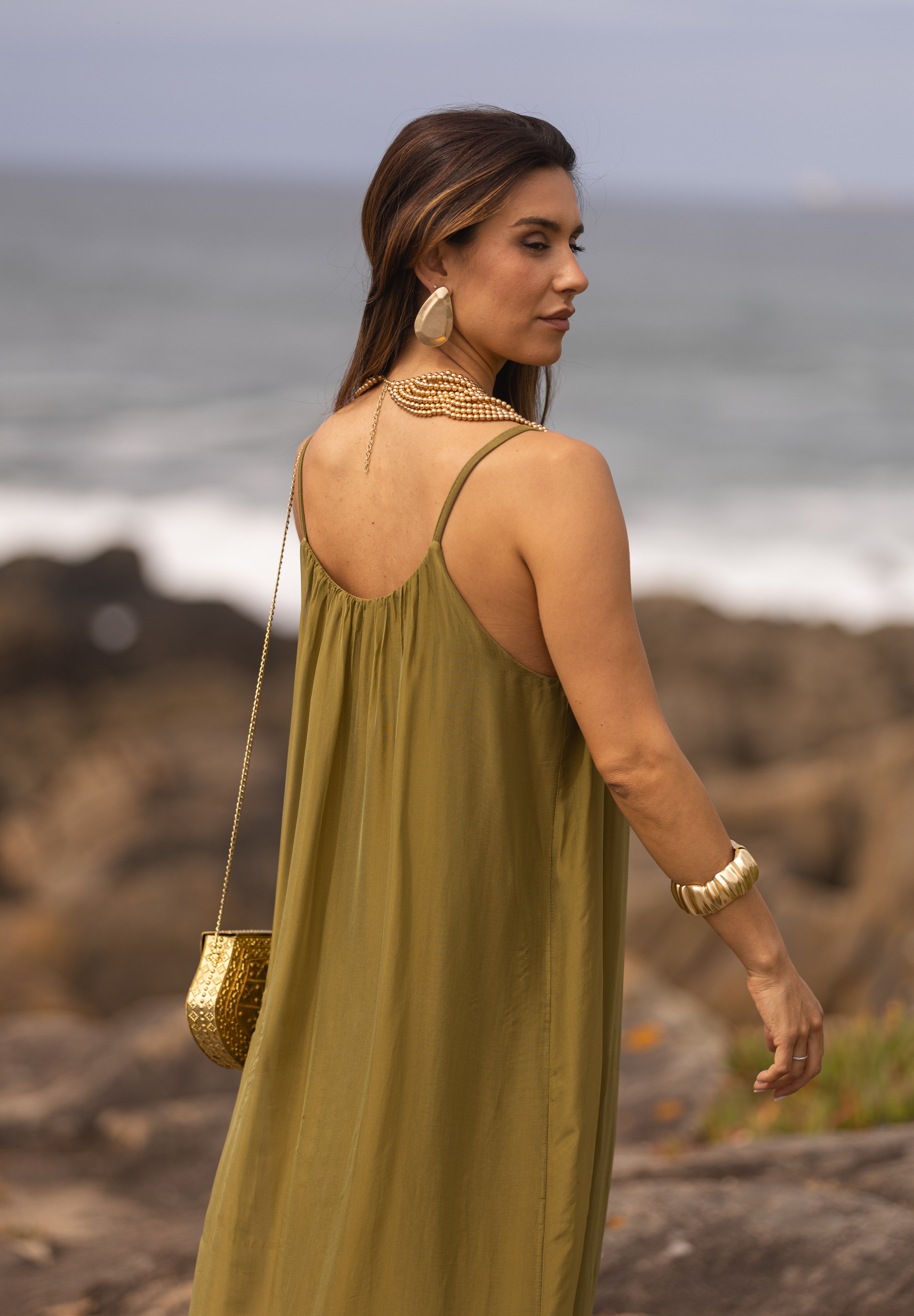 VESTIDO MAÓ VERDE LIMA