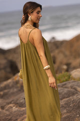 VESTIDO MAÓ VERDE LIMA