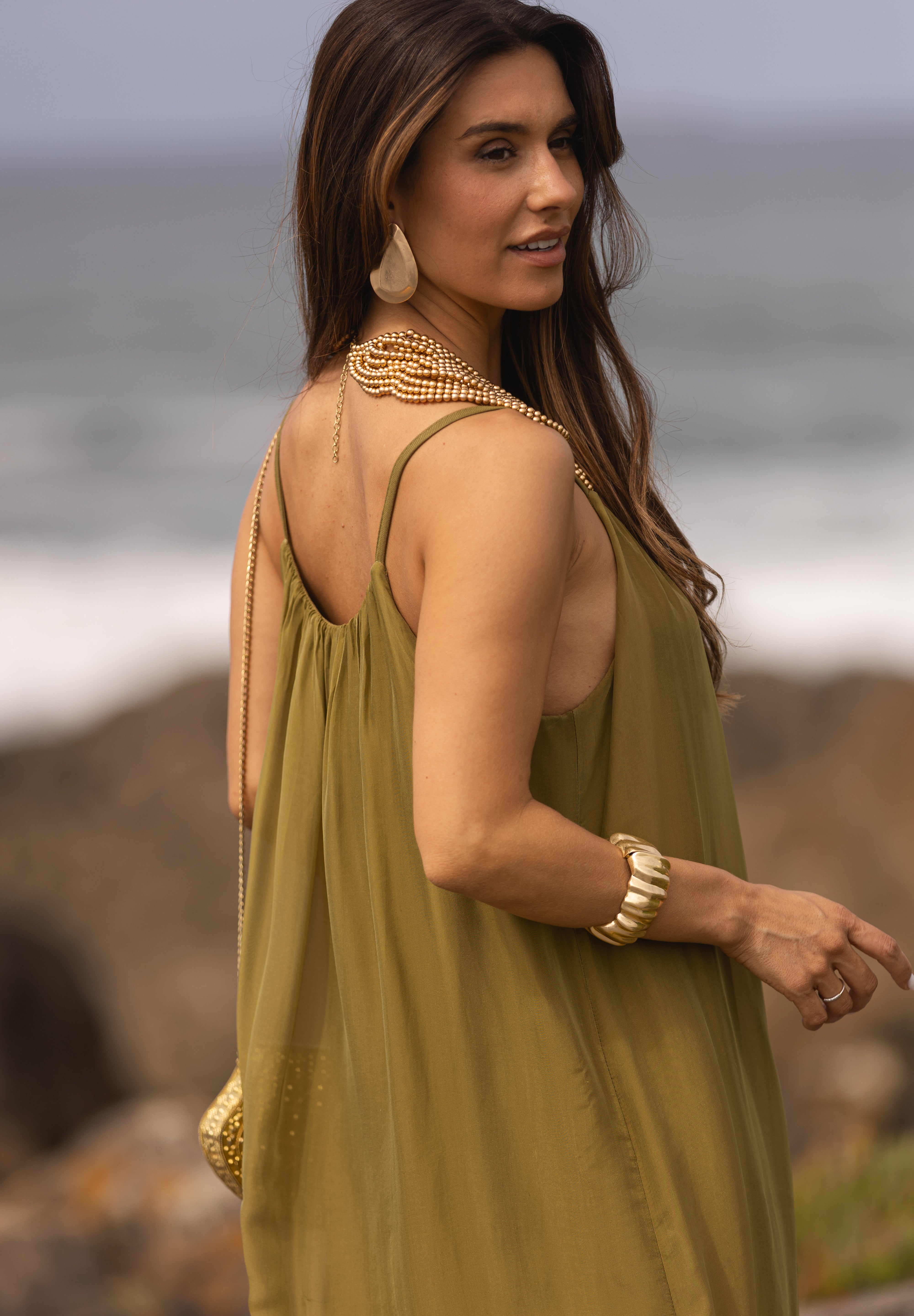 VESTIDO MAÓ VERDE LIMA