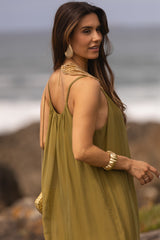 VESTIDO MAÓ VERDE LIMA
