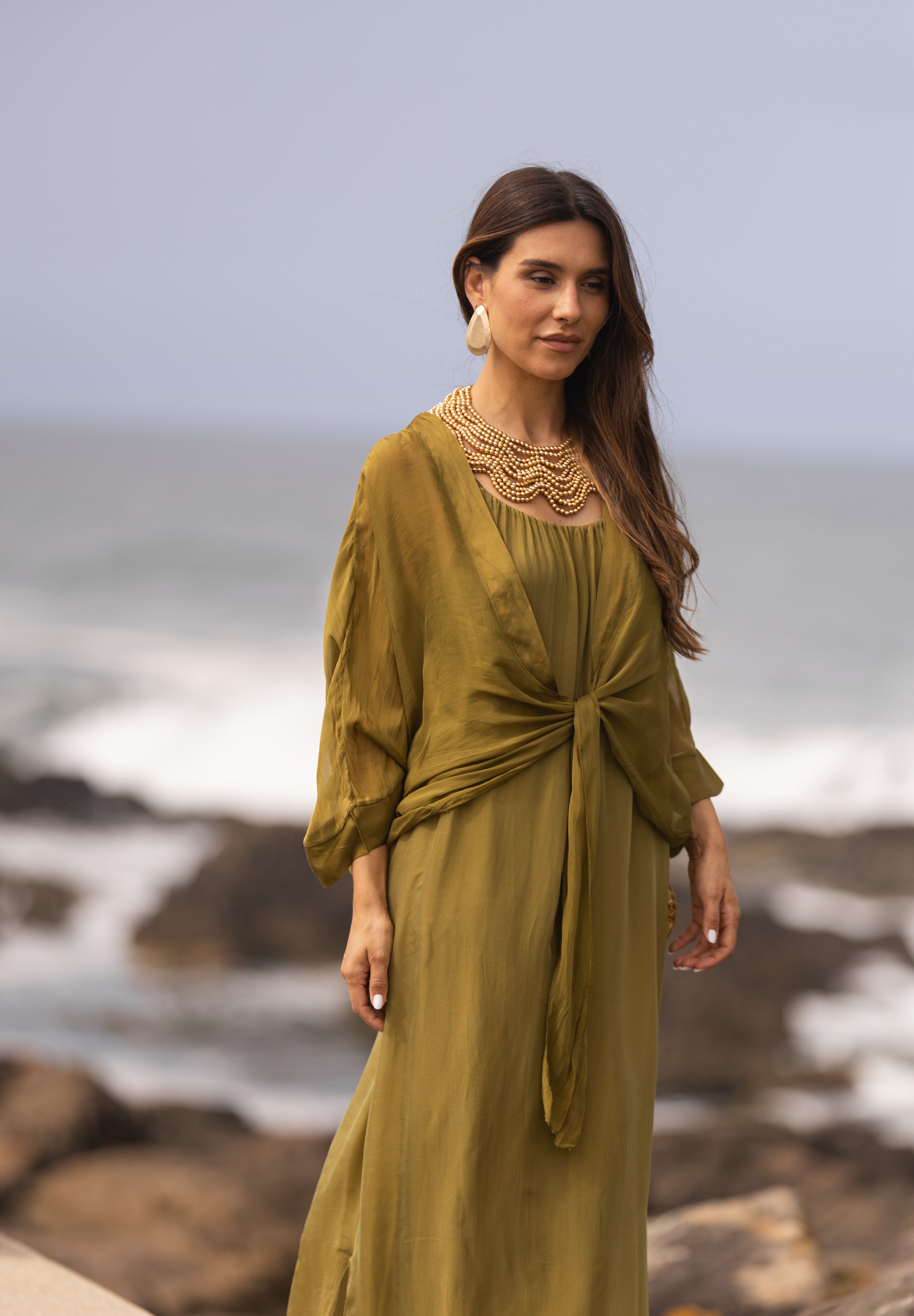 VESTIDO MAÓ VERDE LIMA