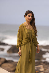 VESTIDO MAÓ VERDE LIMA