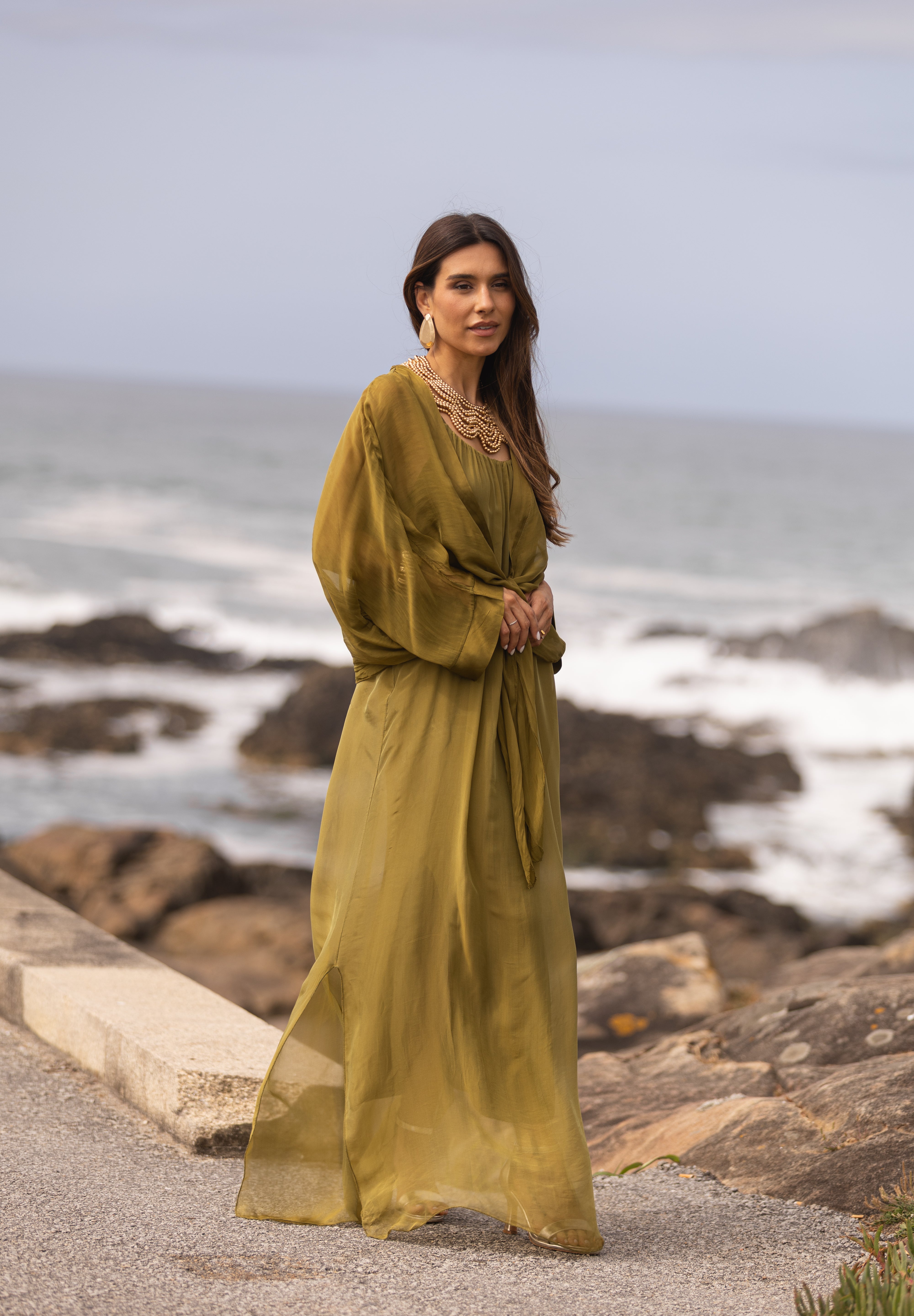 VESTIDO MAÓ VERDE LIMA
