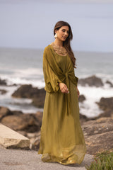 VESTIDO MAÓ VERDE LIMA