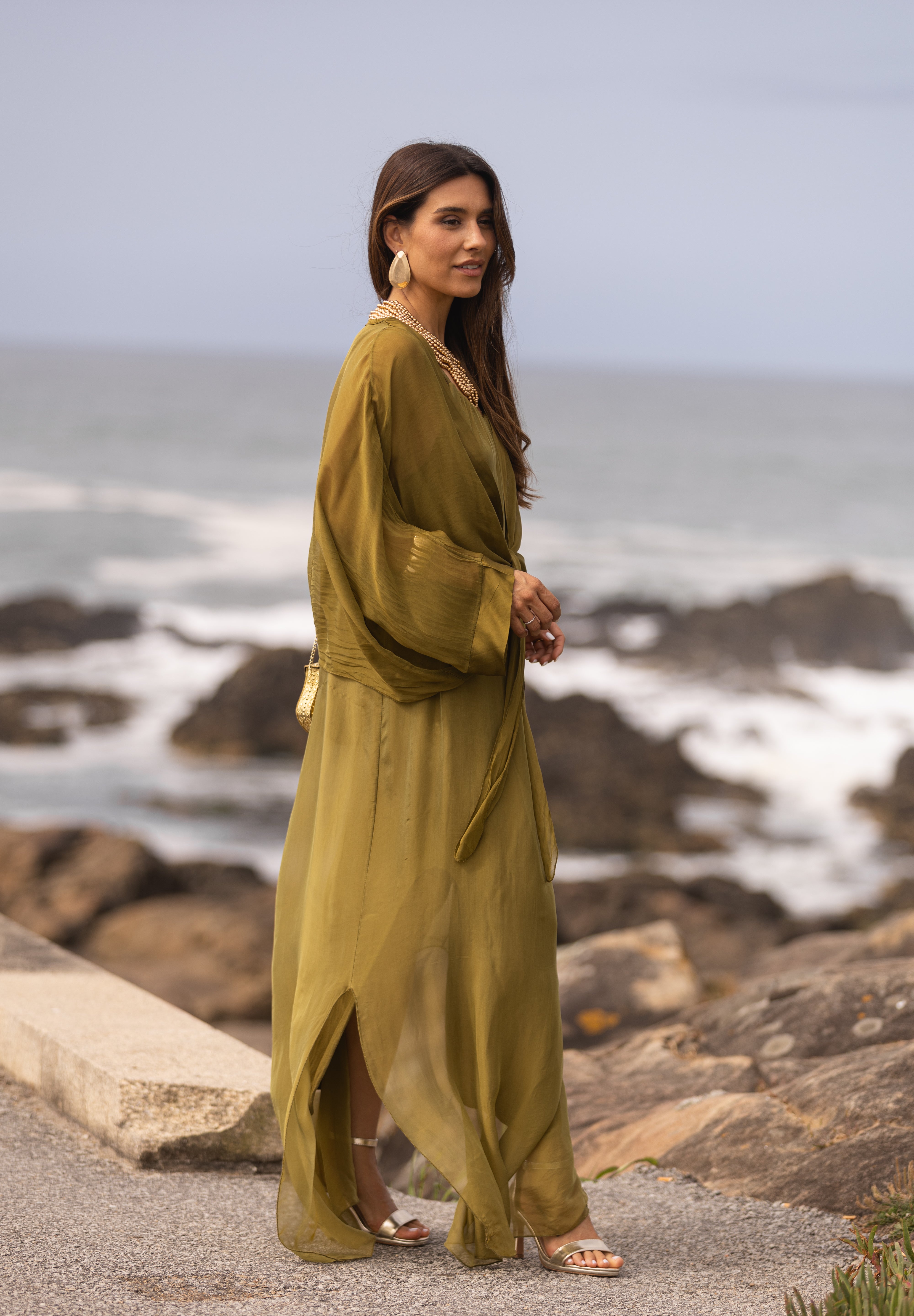 VESTIDO MAÓ VERDE LIMA