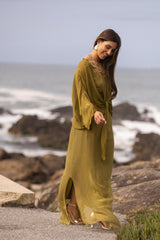 VESTIDO MAÓ VERDE LIMA