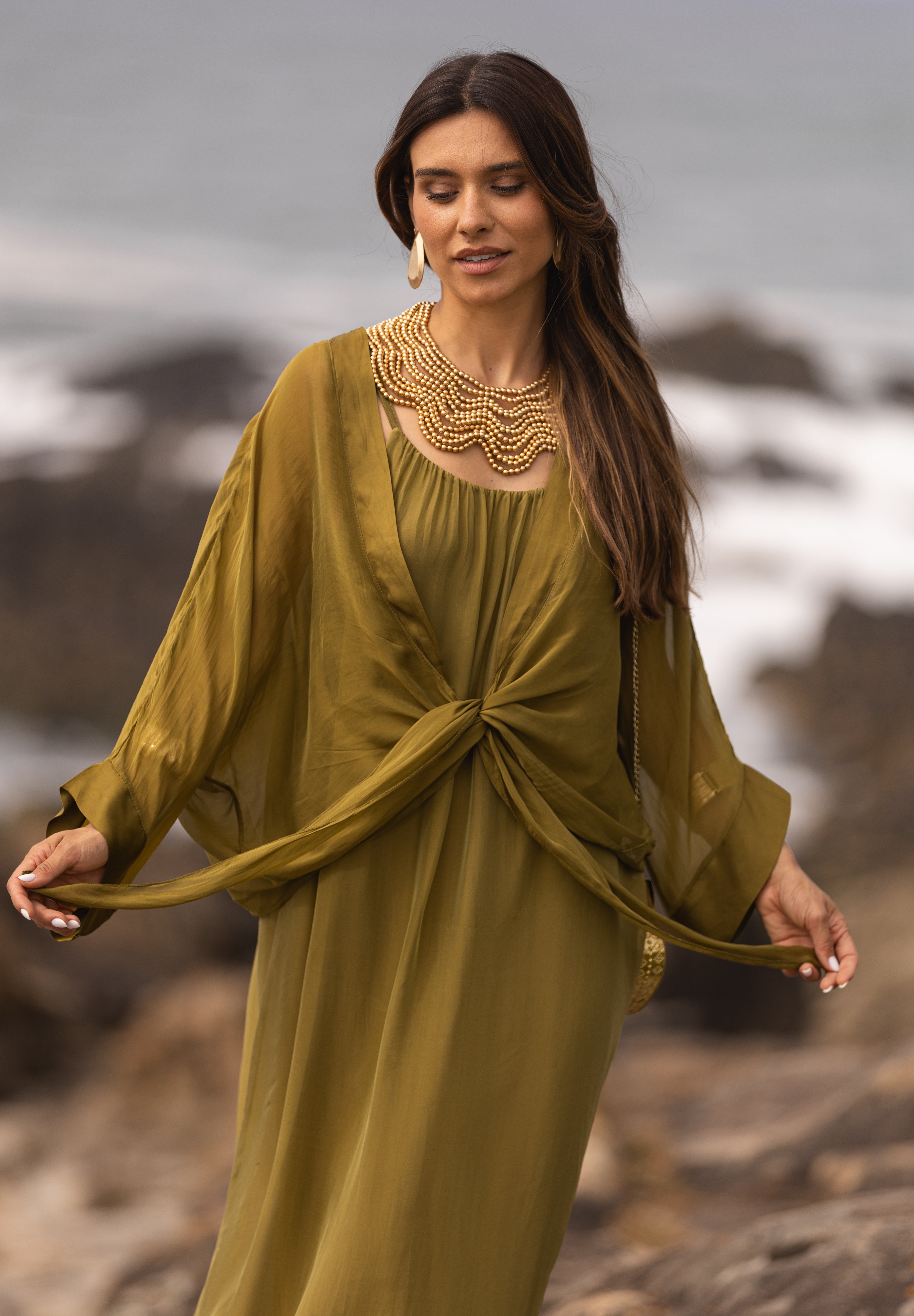 VESTIDO MAÓ VERDE LIMA