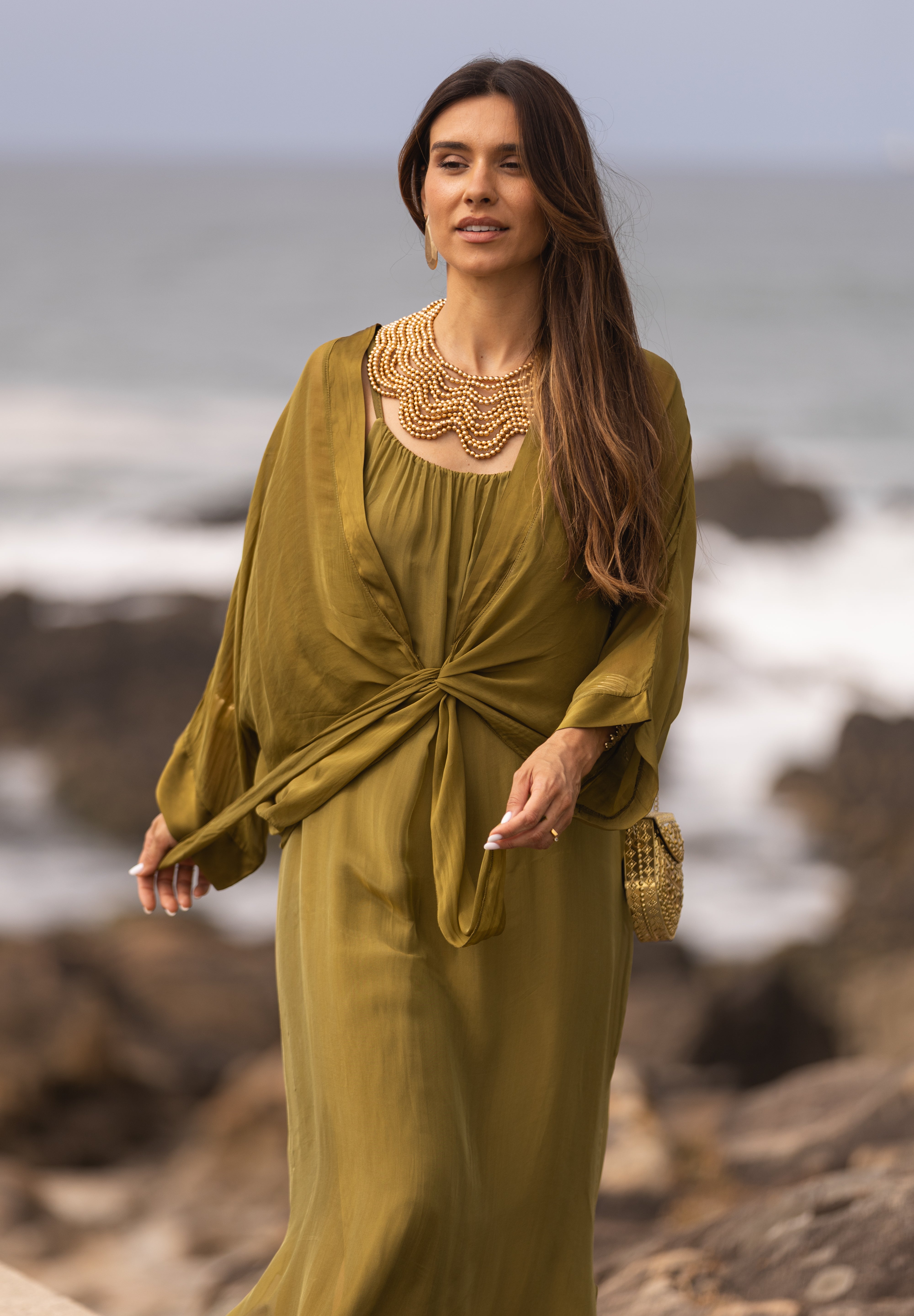 VESTIDO MAÓ VERDE LIMA